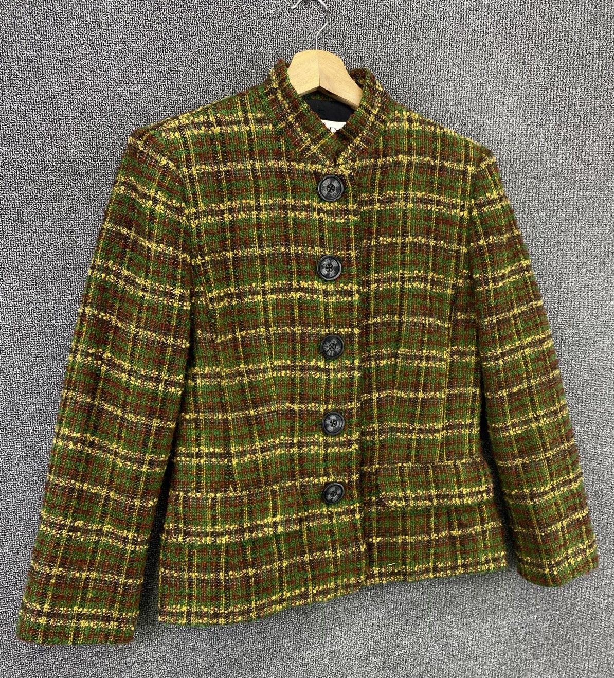 Christian Dior Monsieur Vintage Christian Dior Knitted Tweed Jacket Size L / US 10 / IT 46 - 2 Thumbnail