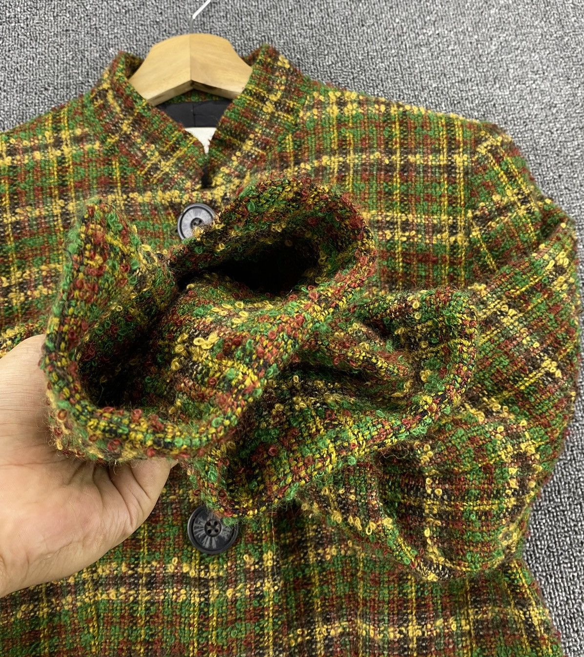 Christian Dior Monsieur Vintage Christian Dior Knitted Tweed Jacket Size L / US 10 / IT 46 - 13 Thumbnail