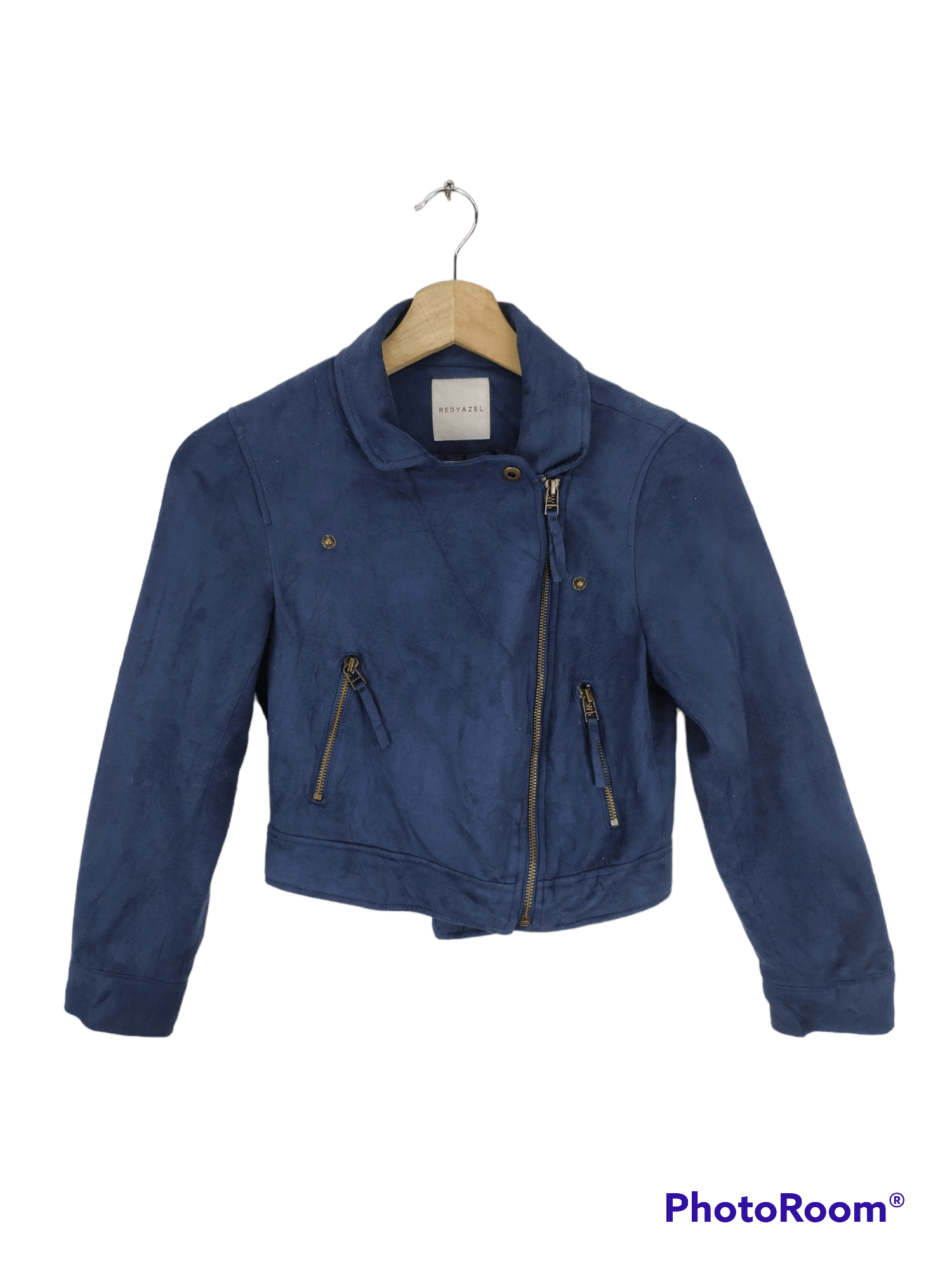 If Six Was Nine × Japanese Brand × Le Grande Bleu (L.G.B.) Vintage 90s Moleskine Double Collar Jacket by REDYAZEL Size XS / US 0-2 / IT 36-38 - 1 Thumbnail