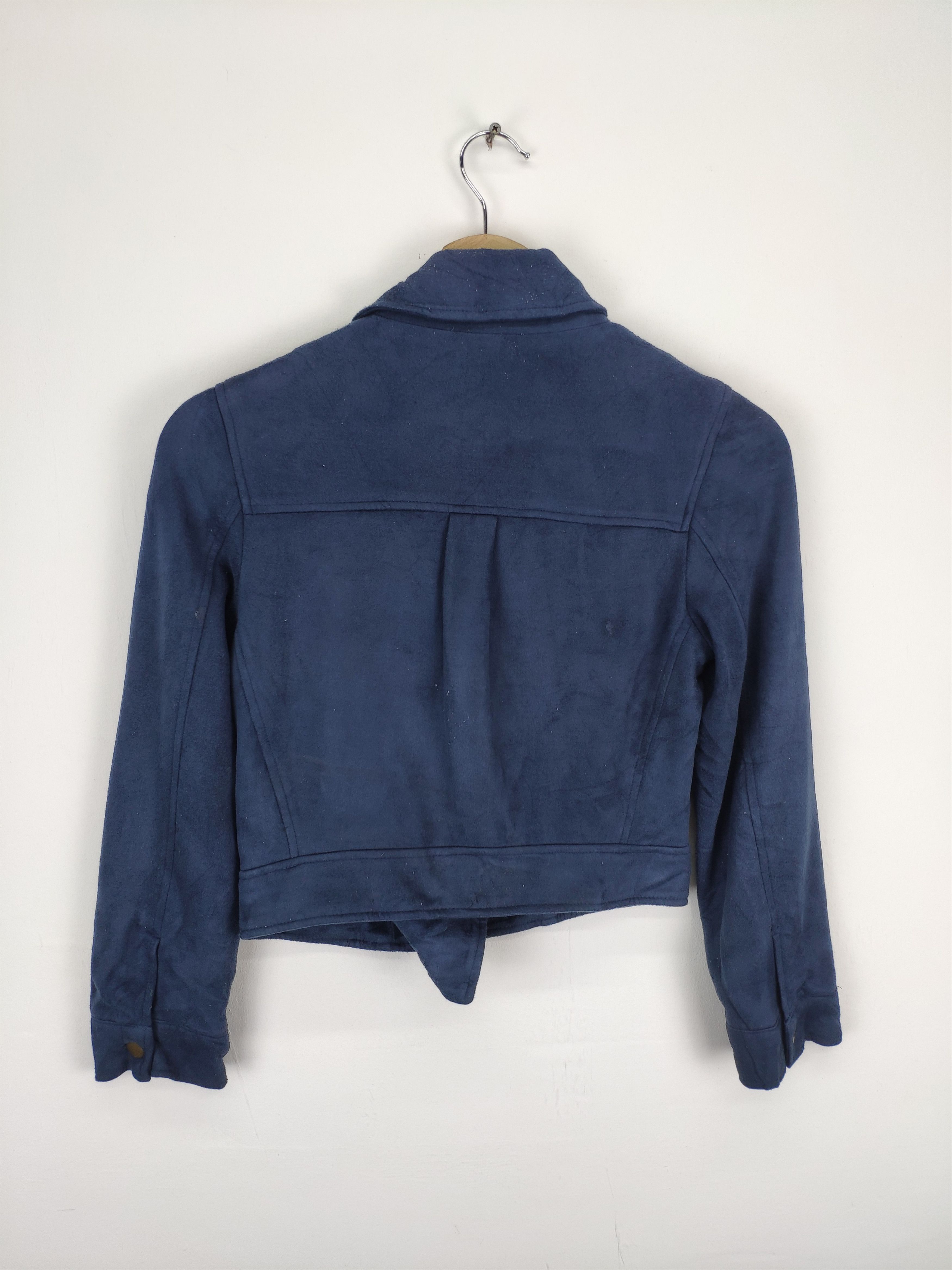 If Six Was Nine × Japanese Brand × Le Grande Bleu (L.G.B.) Vintage 90s Moleskine Double Collar Jacket by REDYAZEL Size XS / US 0-2 / IT 36-38 - 14 Thumbnail