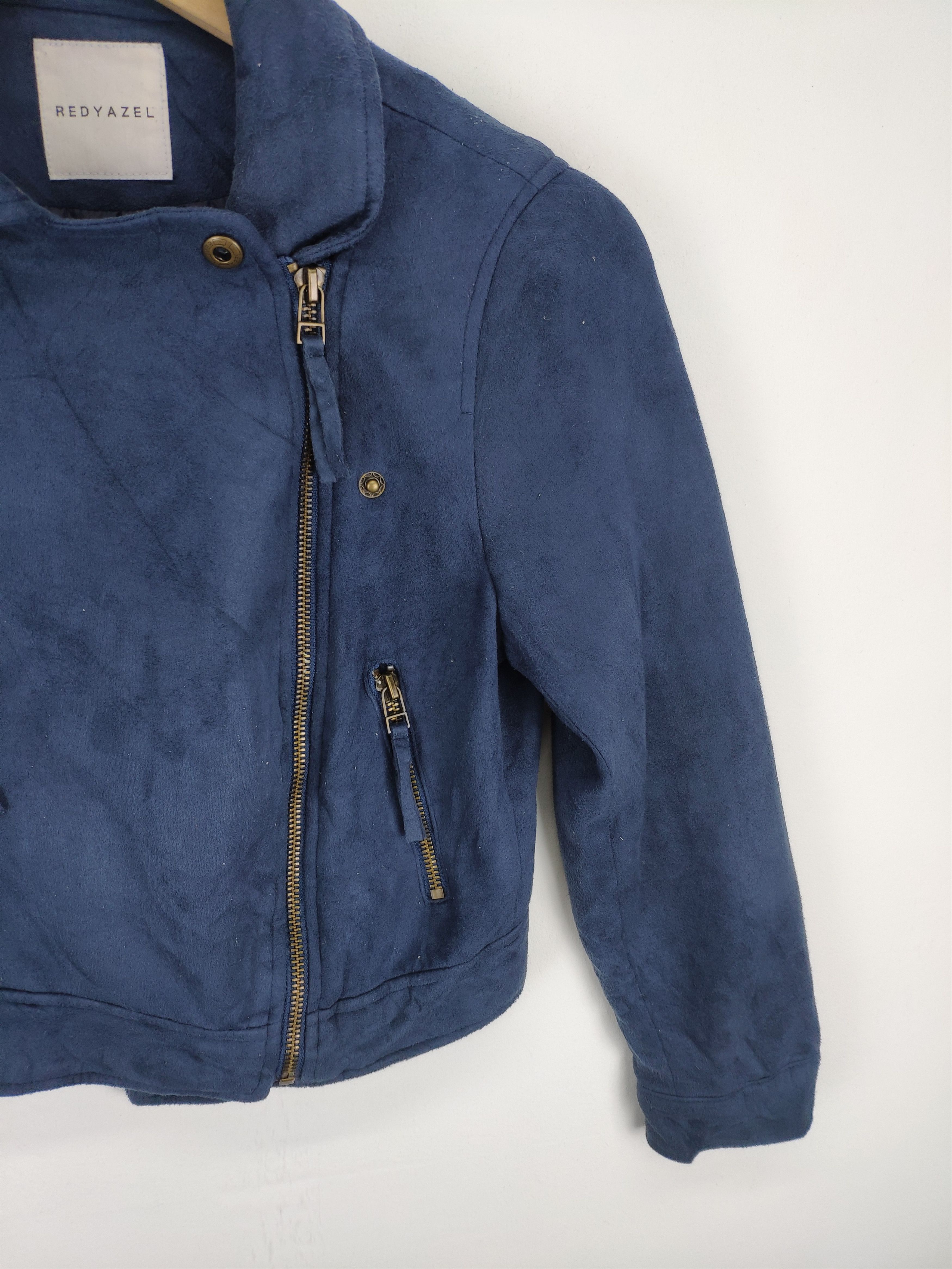 If Six Was Nine × Japanese Brand × Le Grande Bleu (L.G.B.) Vintage 90s Moleskine Double Collar Jacket by REDYAZEL Size XS / US 0-2 / IT 36-38 - 9 Thumbnail