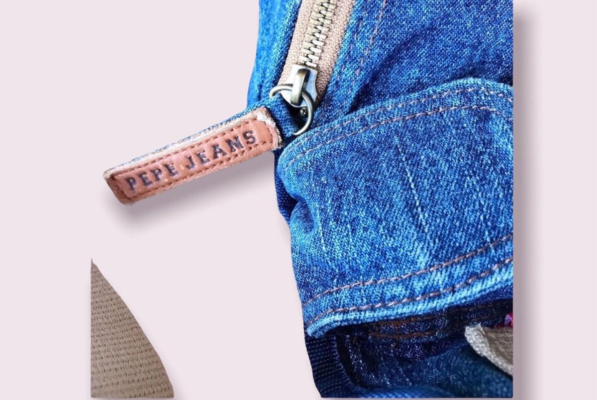 Pepe Jeans 90’s Pepe Jeans Bag Y2K Denim Fanny Sack RARE Unisex Size ONE SIZE - 6 Thumbnail