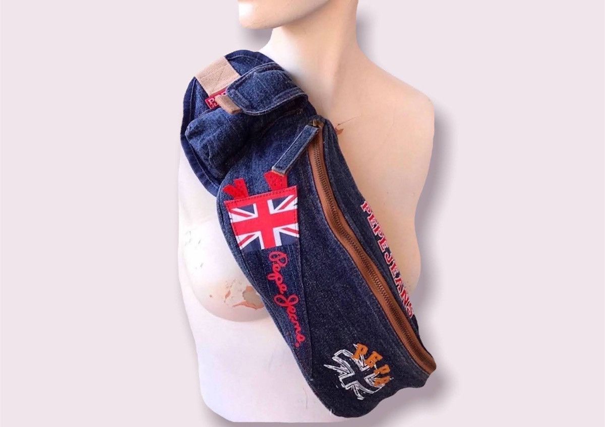 Pepe Jeans 90’s Pepe Jeans Bag Y2K Denim Fanny Sack RARE Unisex Size ONE SIZE - 1 Thumbnail