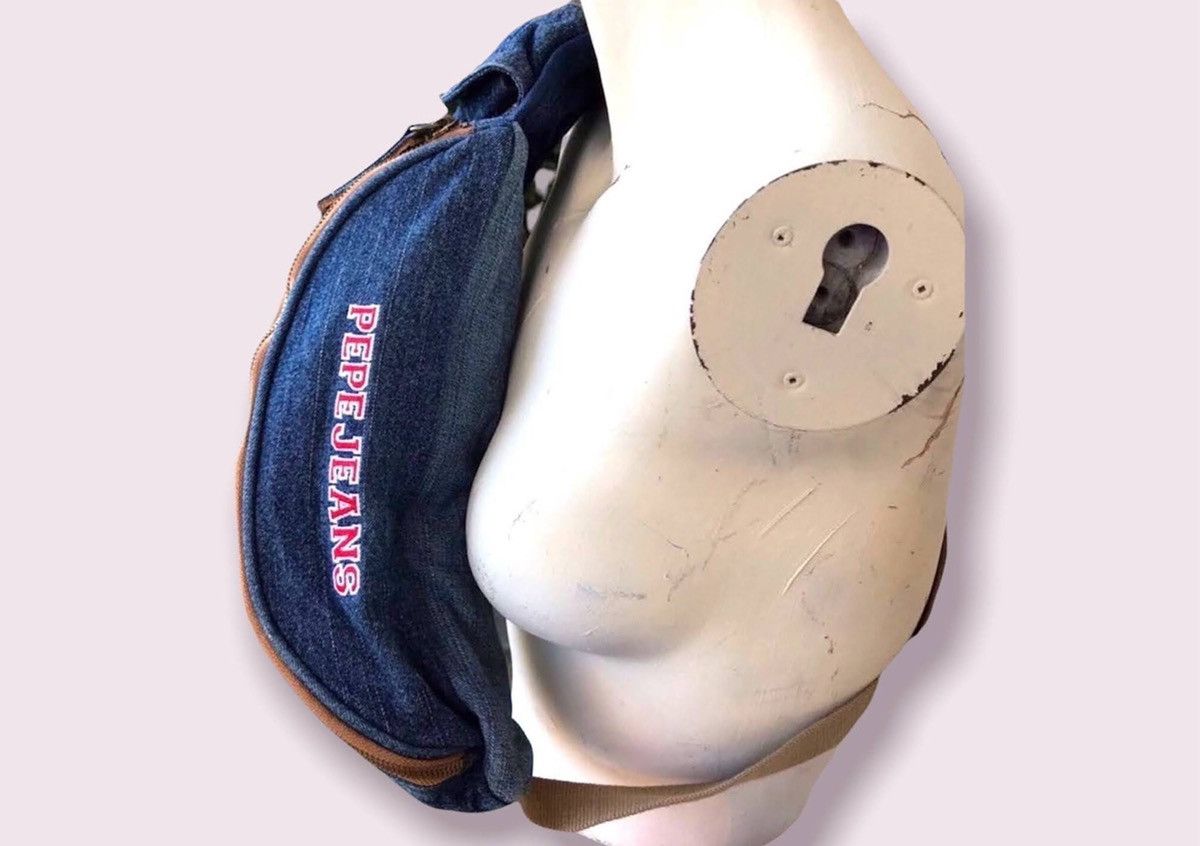 Pepe Jeans 90’s Pepe Jeans Bag Y2K Denim Fanny Sack RARE Unisex Size ONE SIZE - 3 Thumbnail