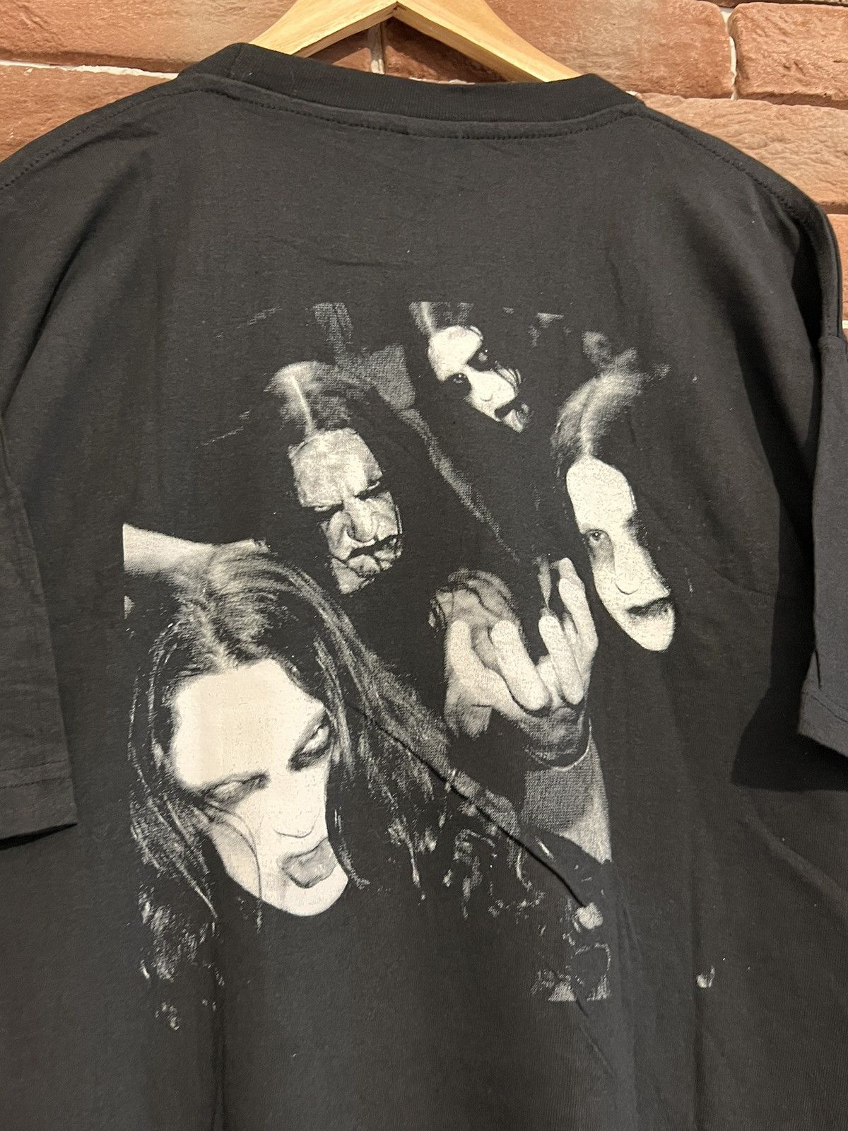 Band Tees Rare 90s Marduk LOgo Vintage Black Metal Band Tour Tshirt Size US XL / EU 56 / 4 - 4 Thumbnail