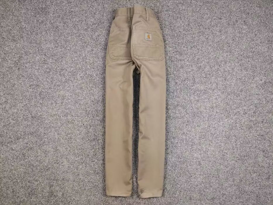 Carhartt Vintage 90' Carhartt Simple Beige Distressed Trouser Pants Size US 30 / EU 46 - 1 Thumbnail