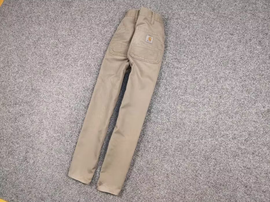 Carhartt Vintage 90' Carhartt Simple Beige Distressed Trouser Pants Size US 30 / EU 46 - 2 Thumbnail