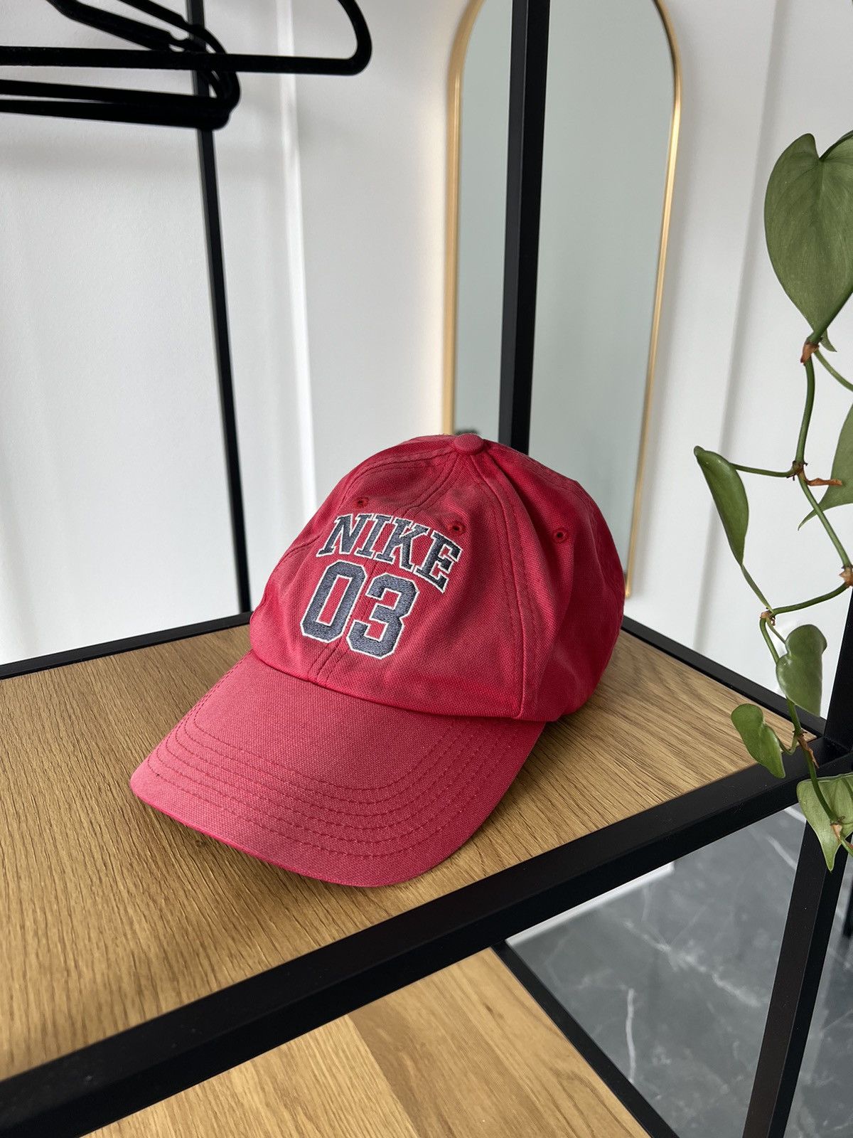 Nike × Vintage Vintage Y2K Nike 03 Faded Cap Hat Size ONE SIZE - 1 Thumbnail