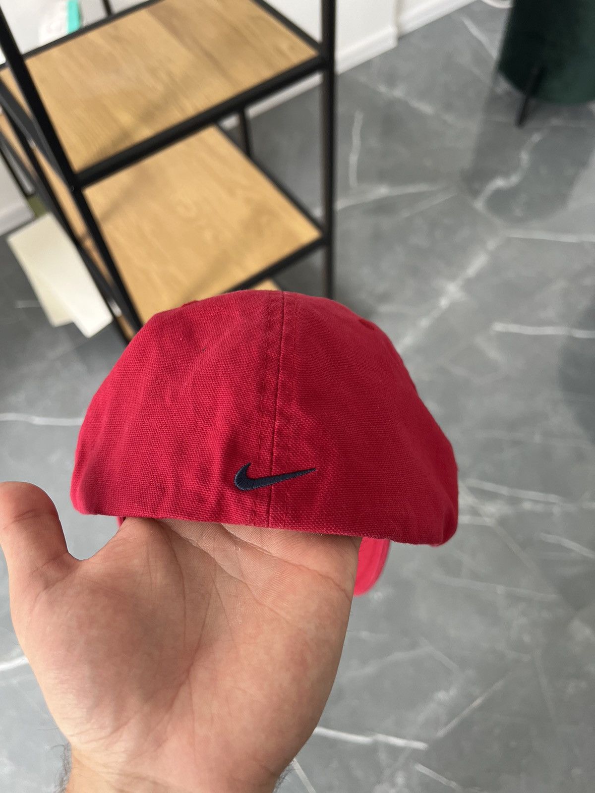 Nike × Vintage Vintage Y2K Nike 03 Faded Cap Hat Size ONE SIZE - 5 Thumbnail