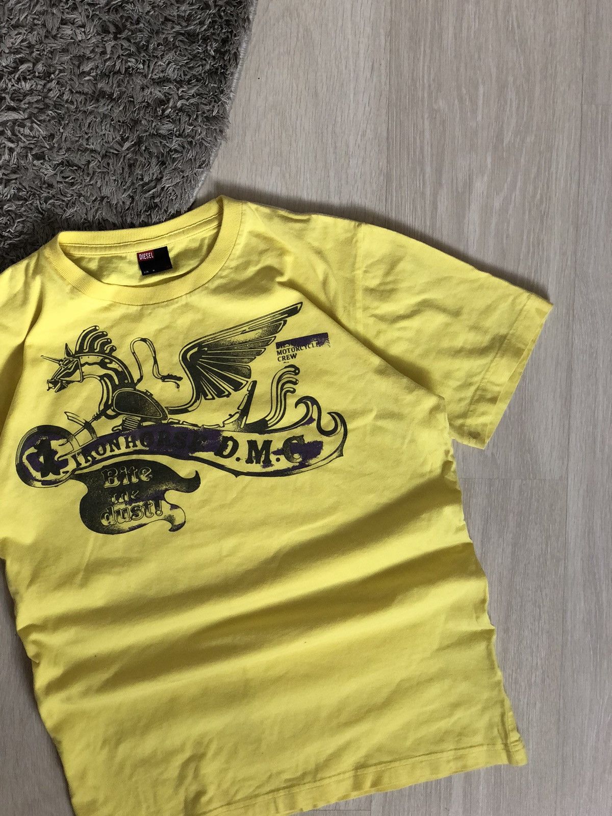 Diesel × Vintage Vintage Diesel Y2K Iron Horse Motorcycle Bike T Shirt Size US M / EU 48-50 / 2 - 2 Thumbnail