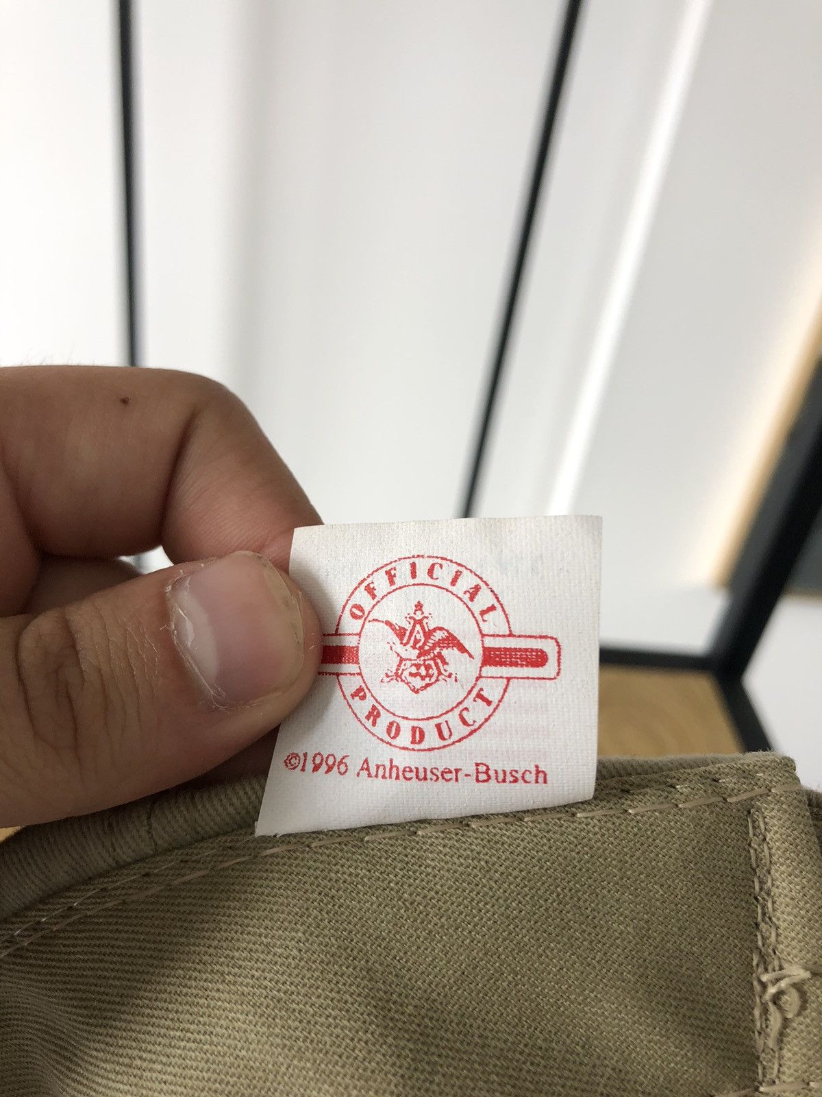 Budweiser × Vintage Vintage Budweiser Beer master Beer School 1996 Cap Size ONE SIZE - 8 Thumbnail