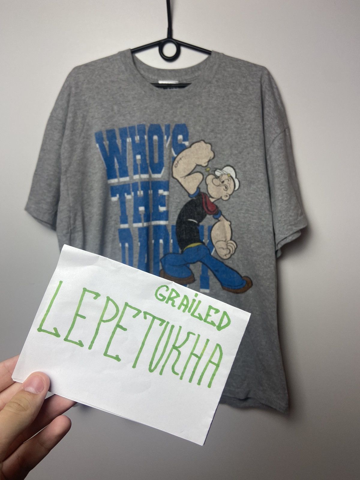 Cartoon Network × Vintage Vintage Popeye 2010 T-Shirt Size US XL / EU 56 / 4 - 2 Thumbnail