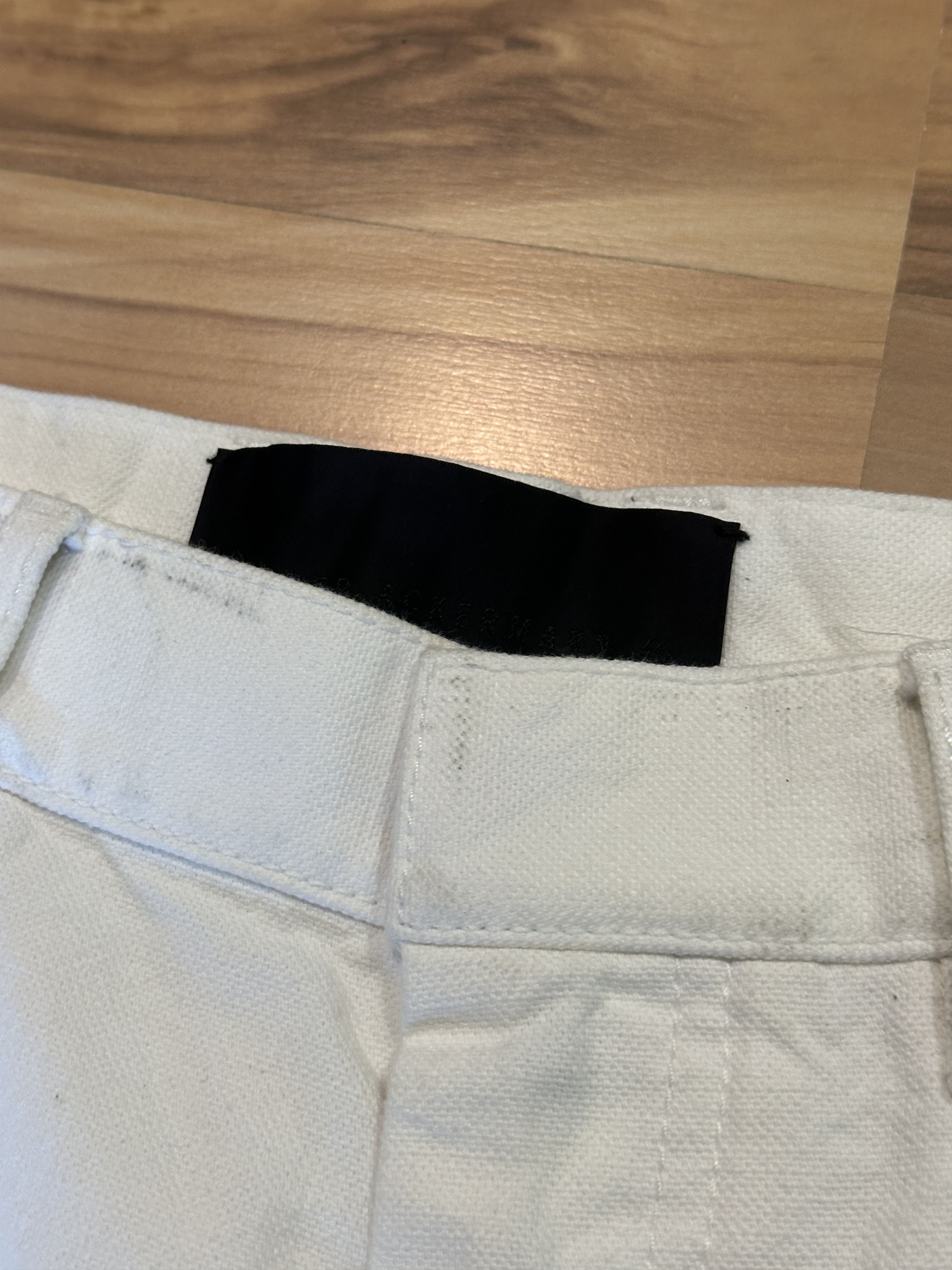 Haider Ackermann Haider Ackermann White Denim Size US 30 / EU 46 - 4 Thumbnail