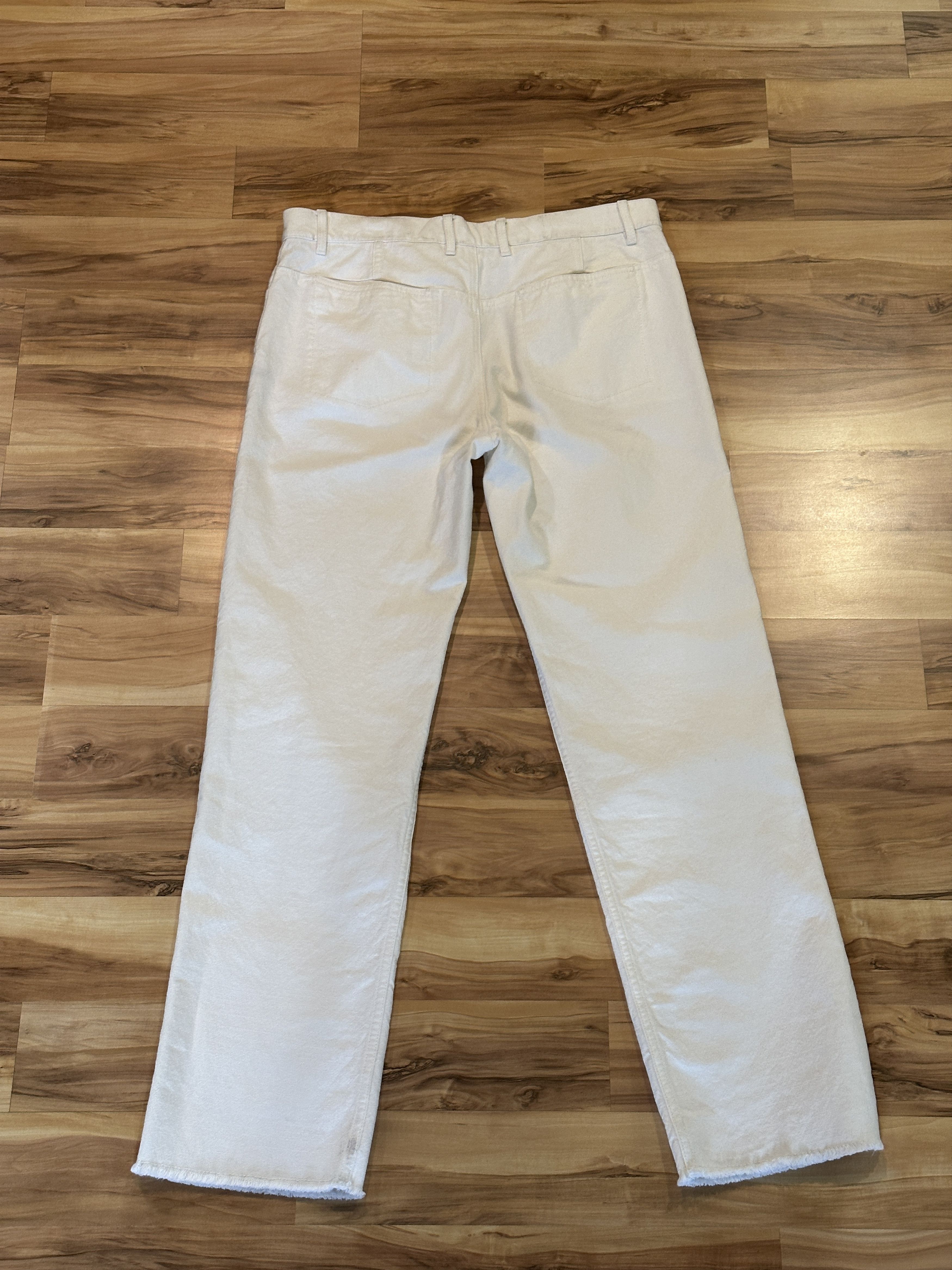Haider Ackermann Haider Ackermann White Denim Size US 30 / EU 46 - 2 Thumbnail