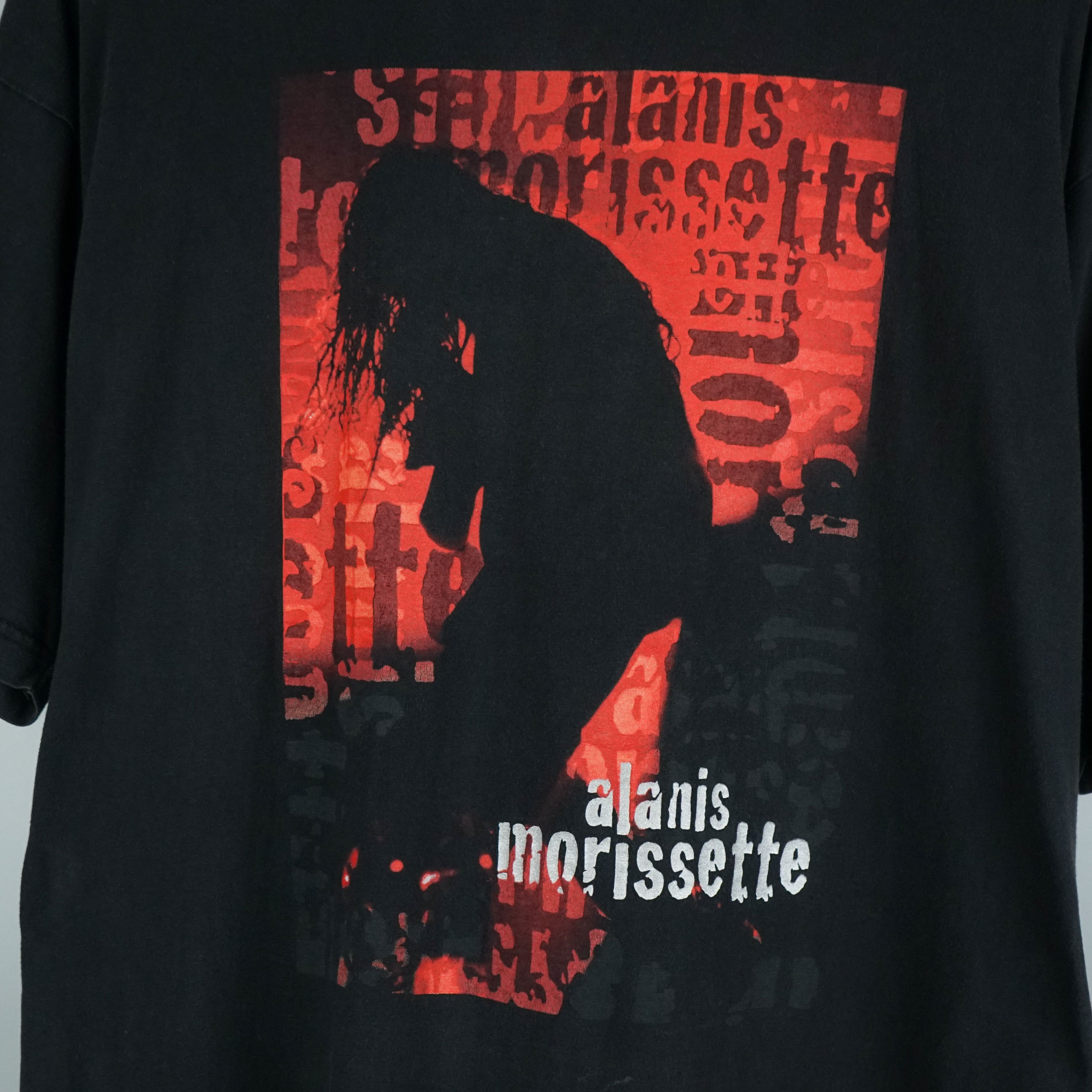 Band Tees × Vintage 1990s Alanis Morissette t shirt 90s tour Size US XXL / EU 58 / 5 - 2 Thumbnail