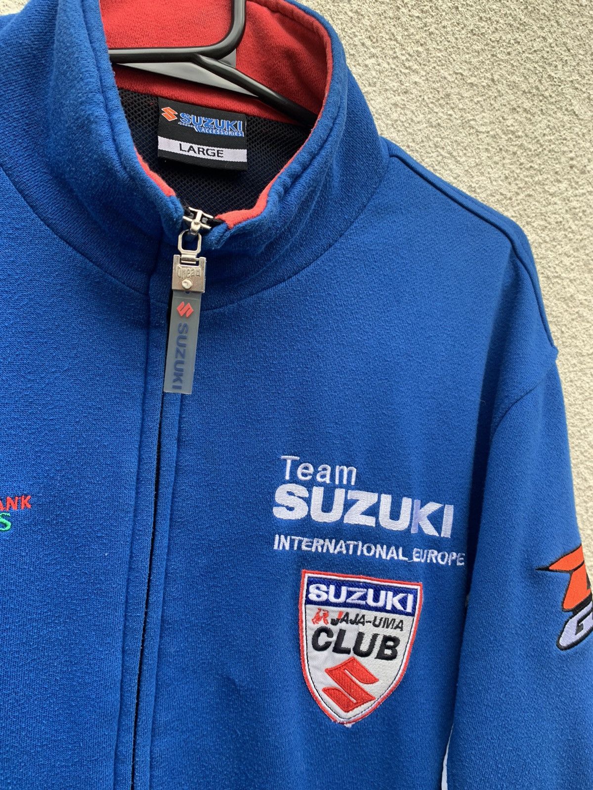 Vintage Suzuki Team GSX-R Official Full Zip Jacket Size US L / EU 52-54 / 3 - 9 Thumbnail