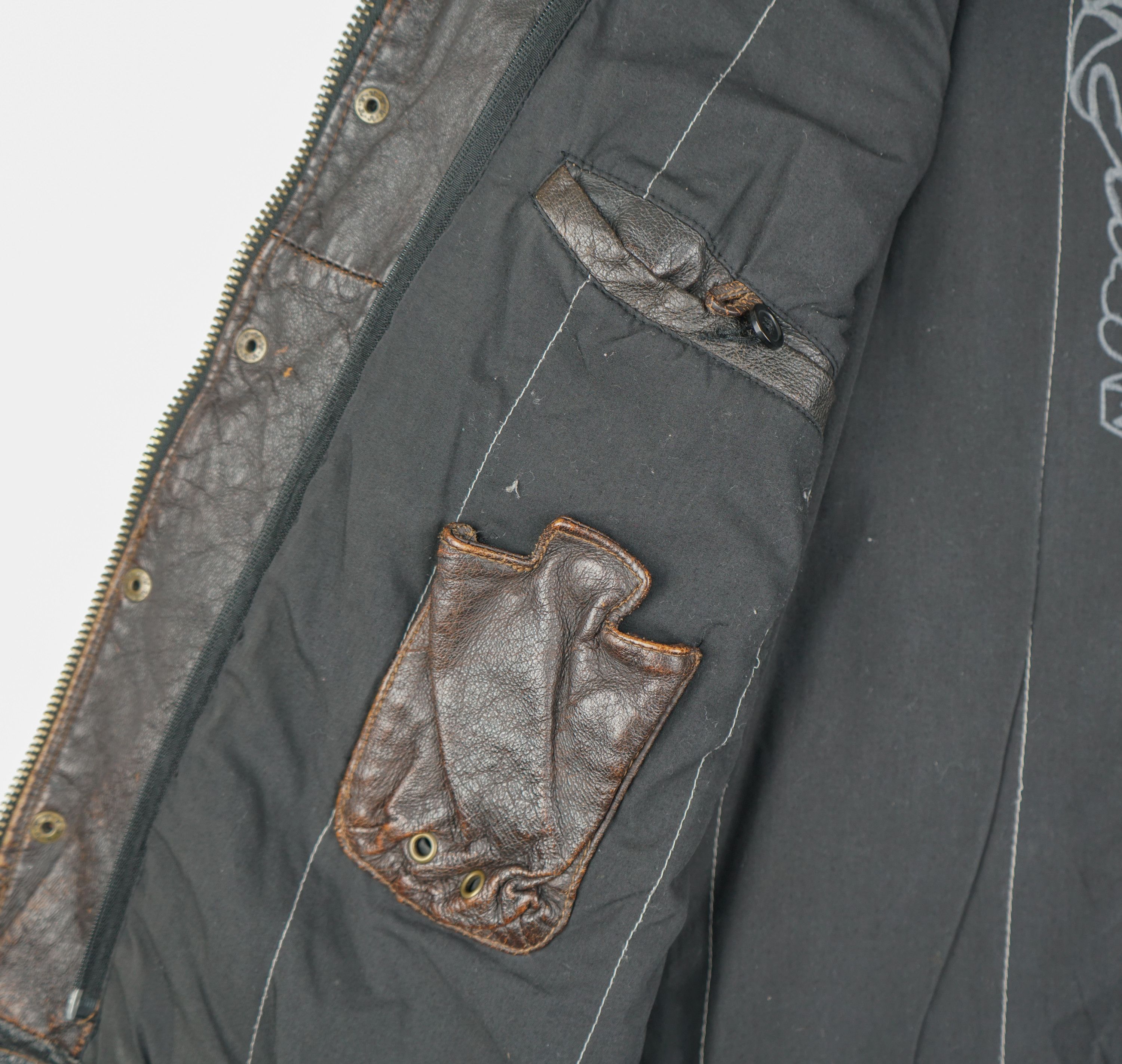Alpha Industries × Vintage 90s Alpha Industries Leather Jacket Size US M / EU 48-50 / 2 - 8 Thumbnail