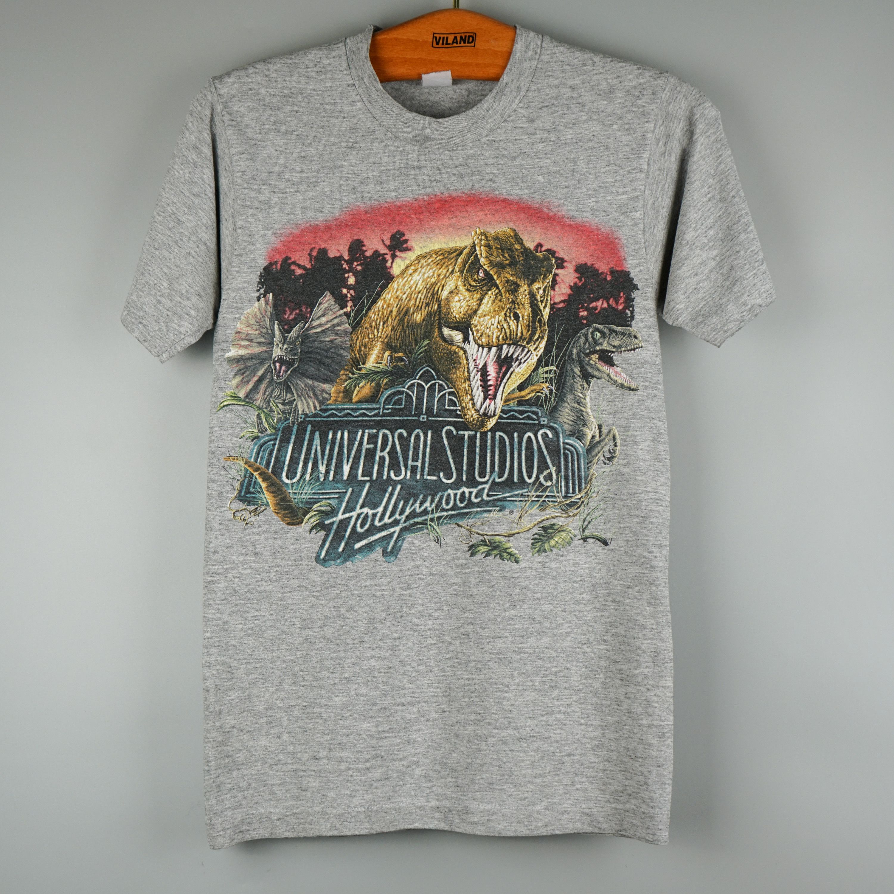 Universal Studios × Vintage 1990s Jurassic Park t-shirt Universal Studios Size US XXS / EU 40 - 1 Thumbnail