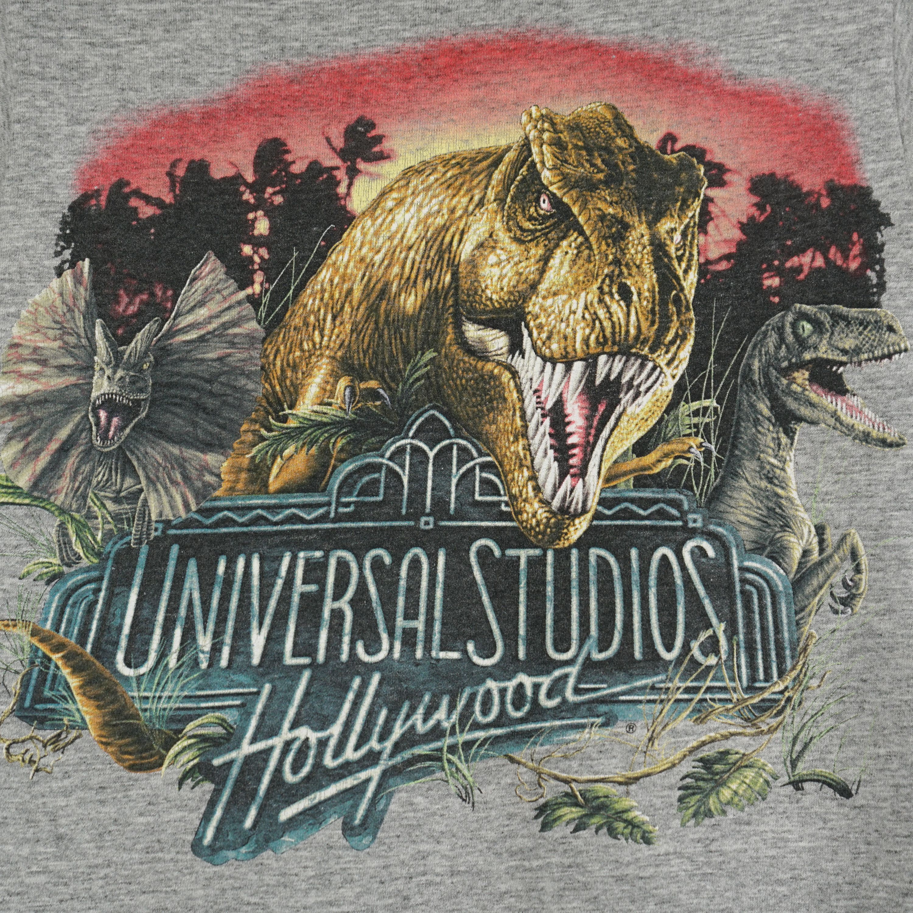 Universal Studios × Vintage 1990s Jurassic Park t-shirt Universal Studios Size US XXS / EU 40 - 2 Thumbnail