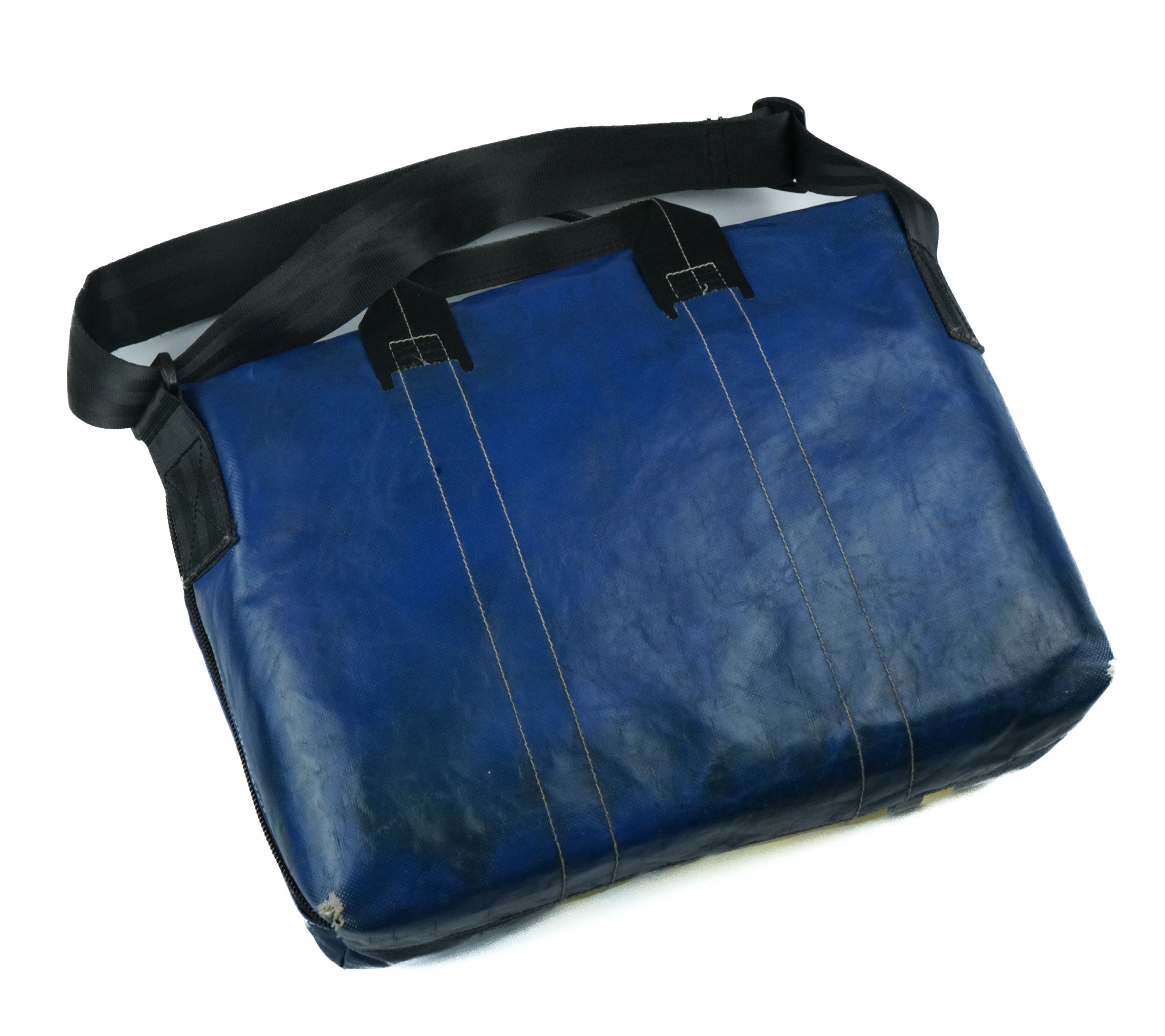 Freitag × Vintage Freitag Roy Laptop Crossbody Bag Yellow Blue Size ONE SIZE - 6 Thumbnail