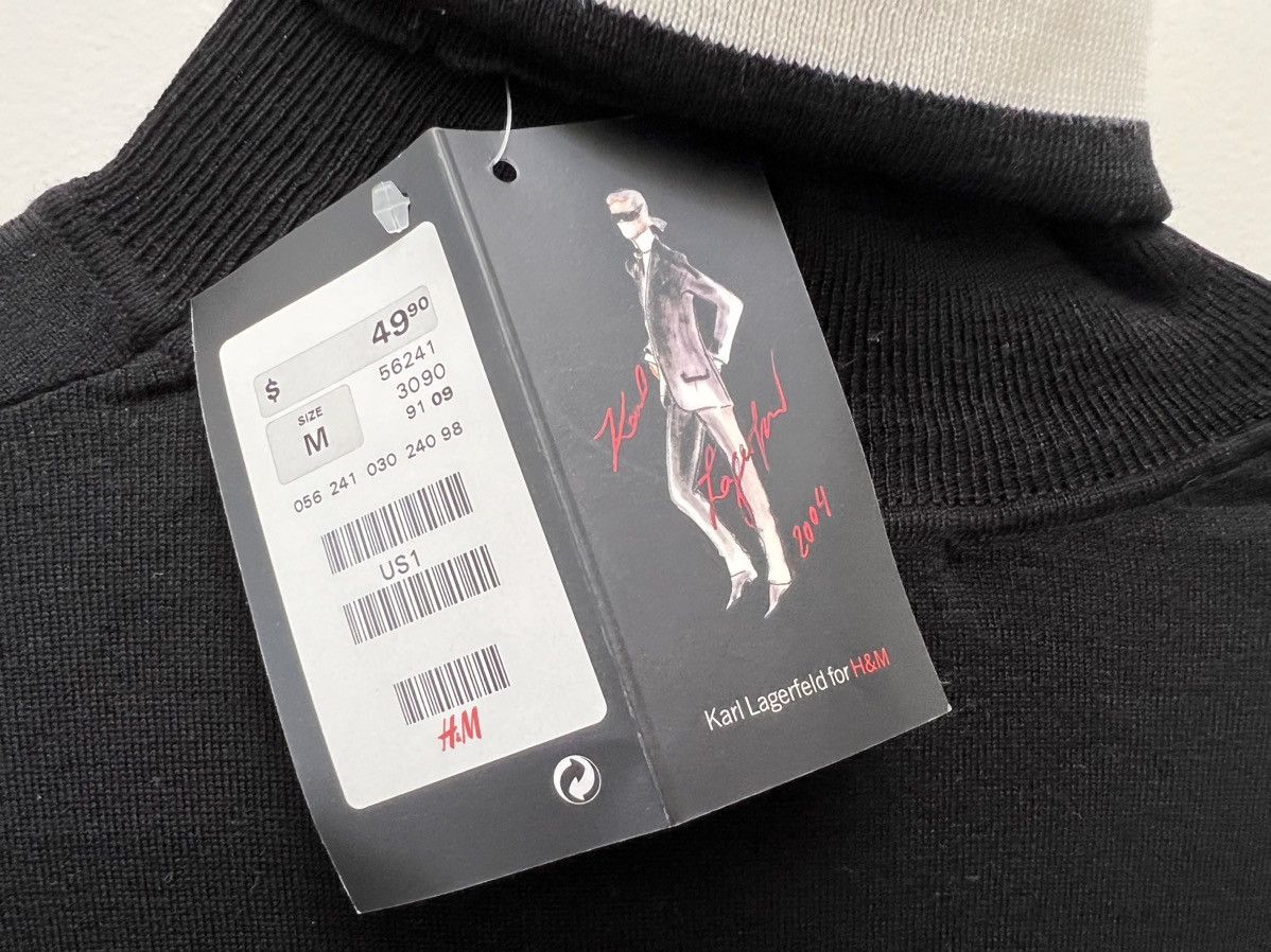 Karl Lagerfeld KARL LAGERFELD/H&M collaboration B&W turtleneck sweater Size US M / EU 48-50 / 2 - 5 Thumbnail