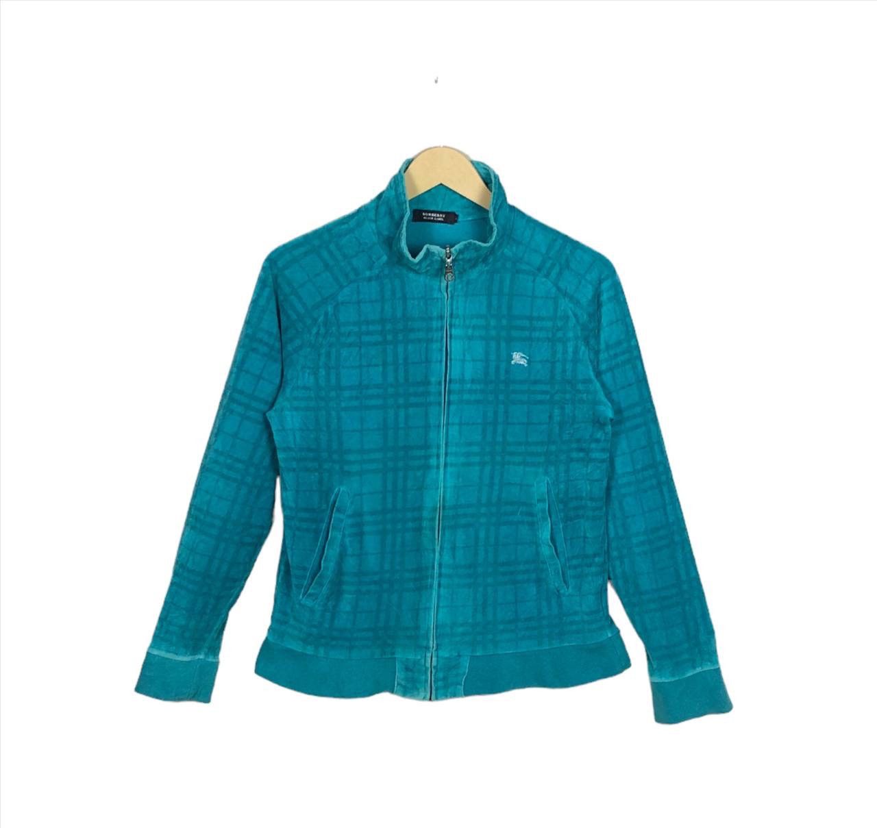 Burberry Vintage Burberry Nova Check Velvet Cloth Sweater Zipper Size XXS / US 00 / IT 34 - 1 Thumbnail