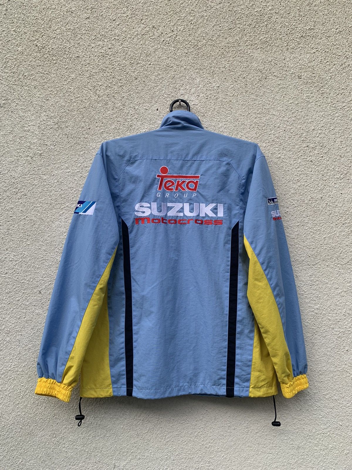 image of Suzuki Motocross Racing Jacket in Blue, Men's (Size Medium)