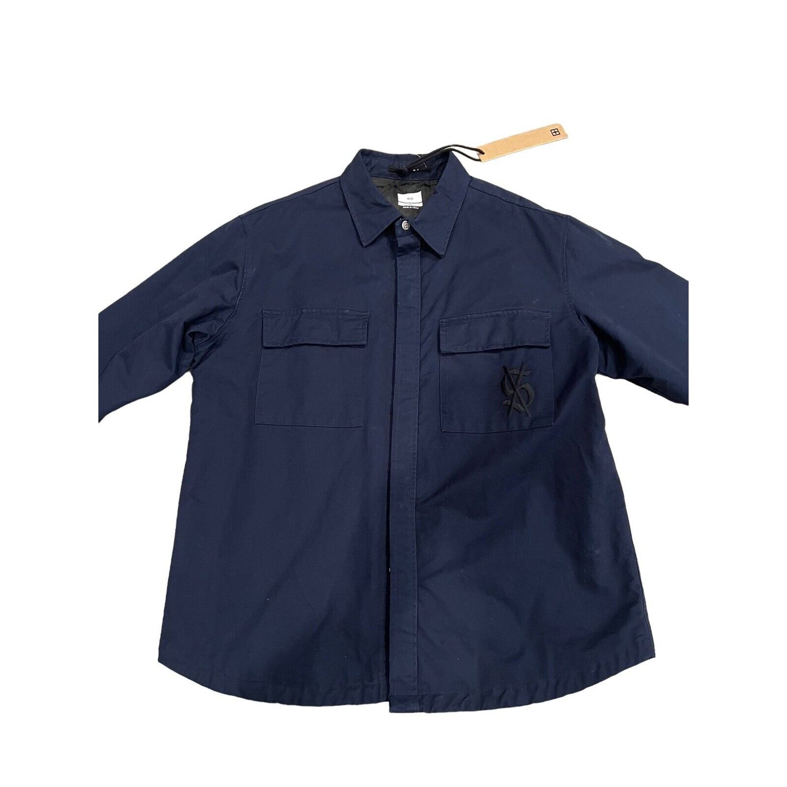 Ksubi Ksubi Jeans Mens LS Shirt Navy Blue Jacket $280 Size XL Size US XL / EU 56 / 4 - 2 Thumbnail
