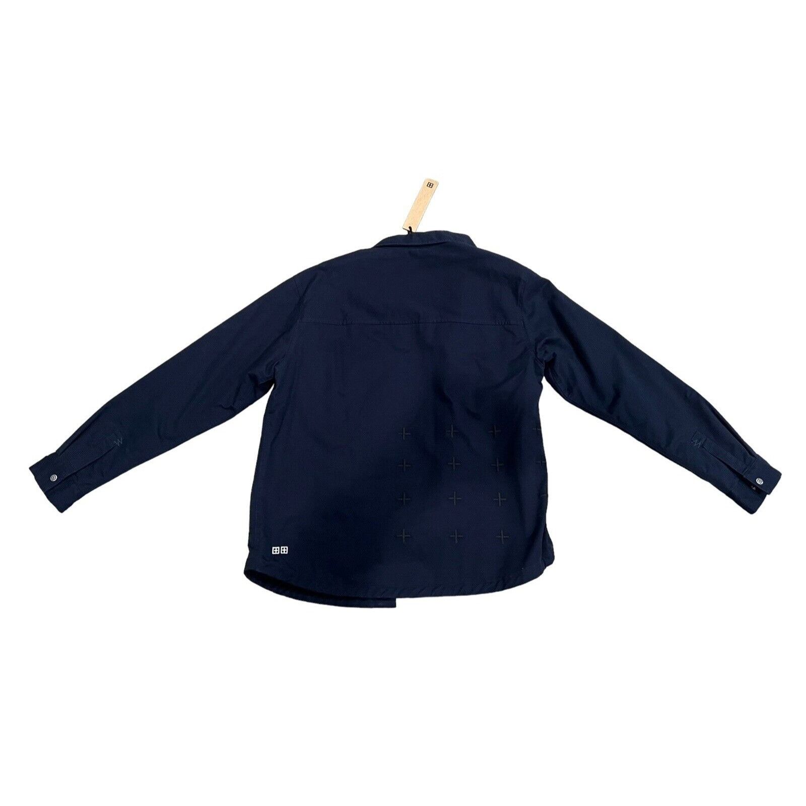 Ksubi Ksubi Jeans Mens LS Shirt Navy Blue Jacket $280 Size XL Size US XL / EU 56 / 4 - 3 Thumbnail
