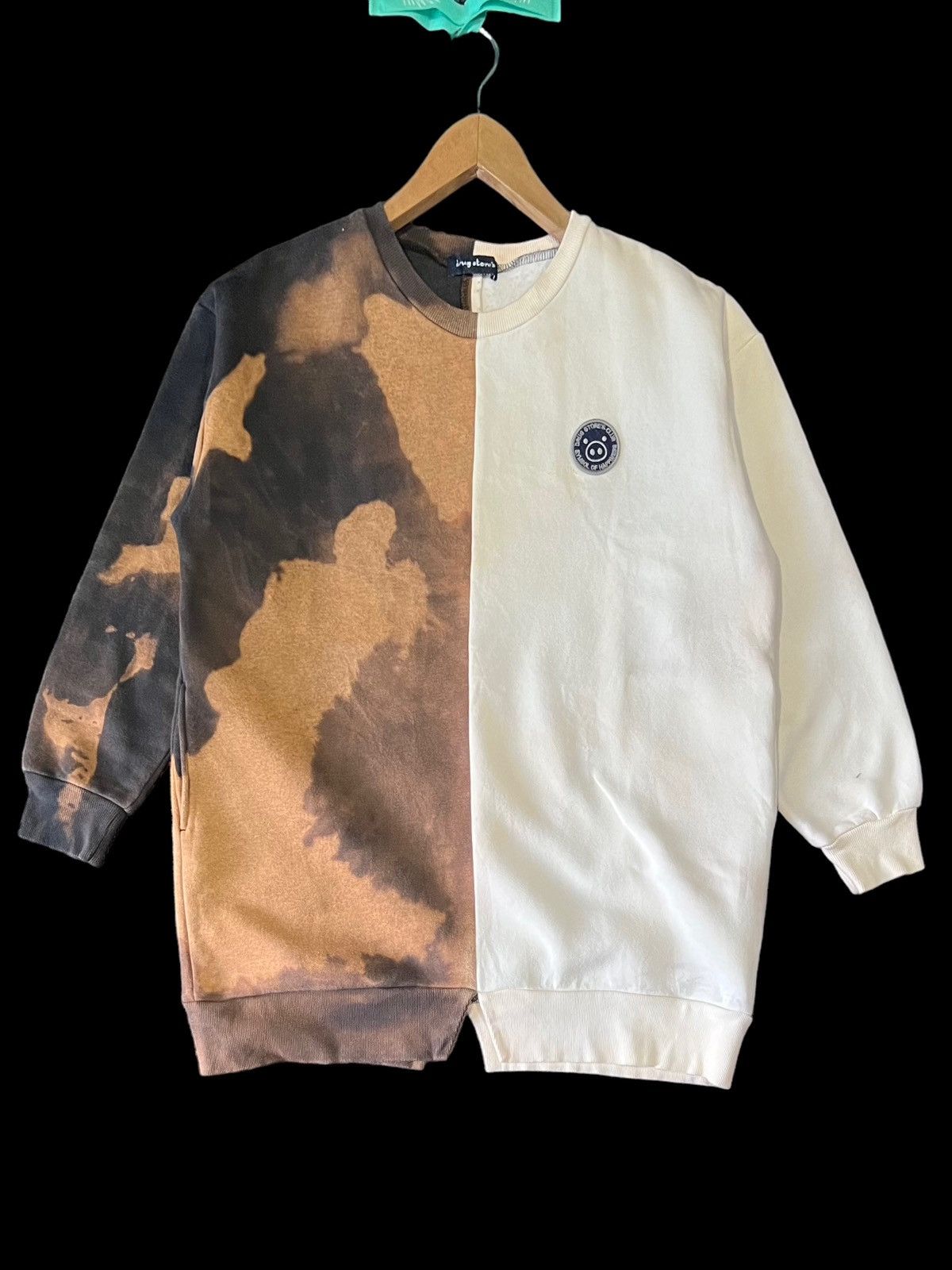 Designer × Vintage DRUG STORE’S TYE DYE SWEATSHIRT BIG EMBROIDERY SPELLOUT Size US M / EU 48-50 / 2 - 2 Thumbnail