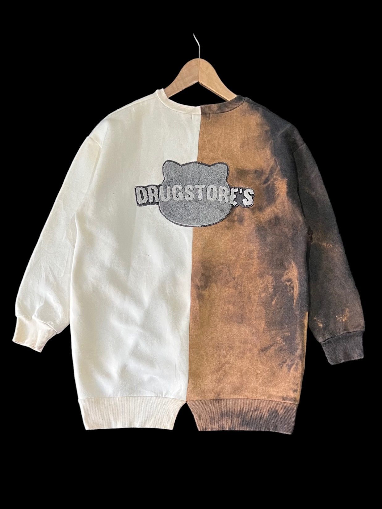 Designer × Vintage DRUG STORE’S TYE DYE SWEATSHIRT BIG EMBROIDERY SPELLOUT Size US M / EU 48-50 / 2 - 1 Thumbnail