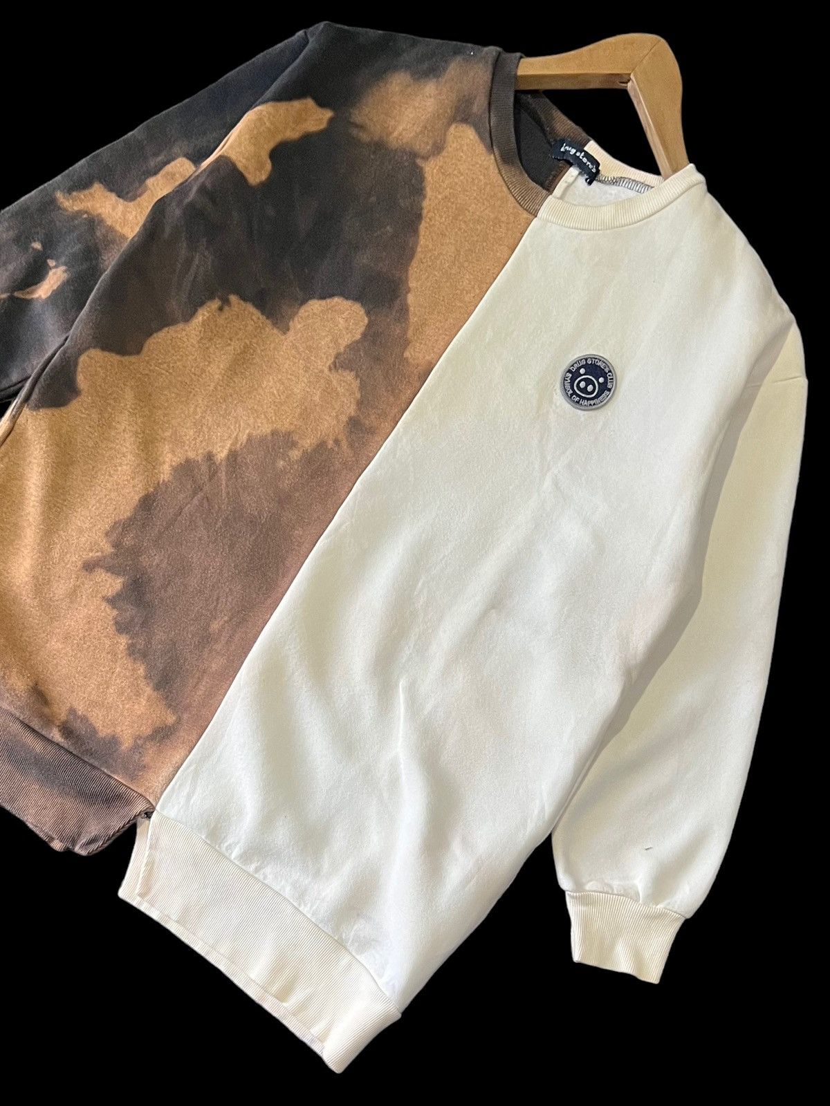 Designer × Vintage DRUG STORE’S TYE DYE SWEATSHIRT BIG EMBROIDERY SPELLOUT Size US M / EU 48-50 / 2 - 7 Thumbnail