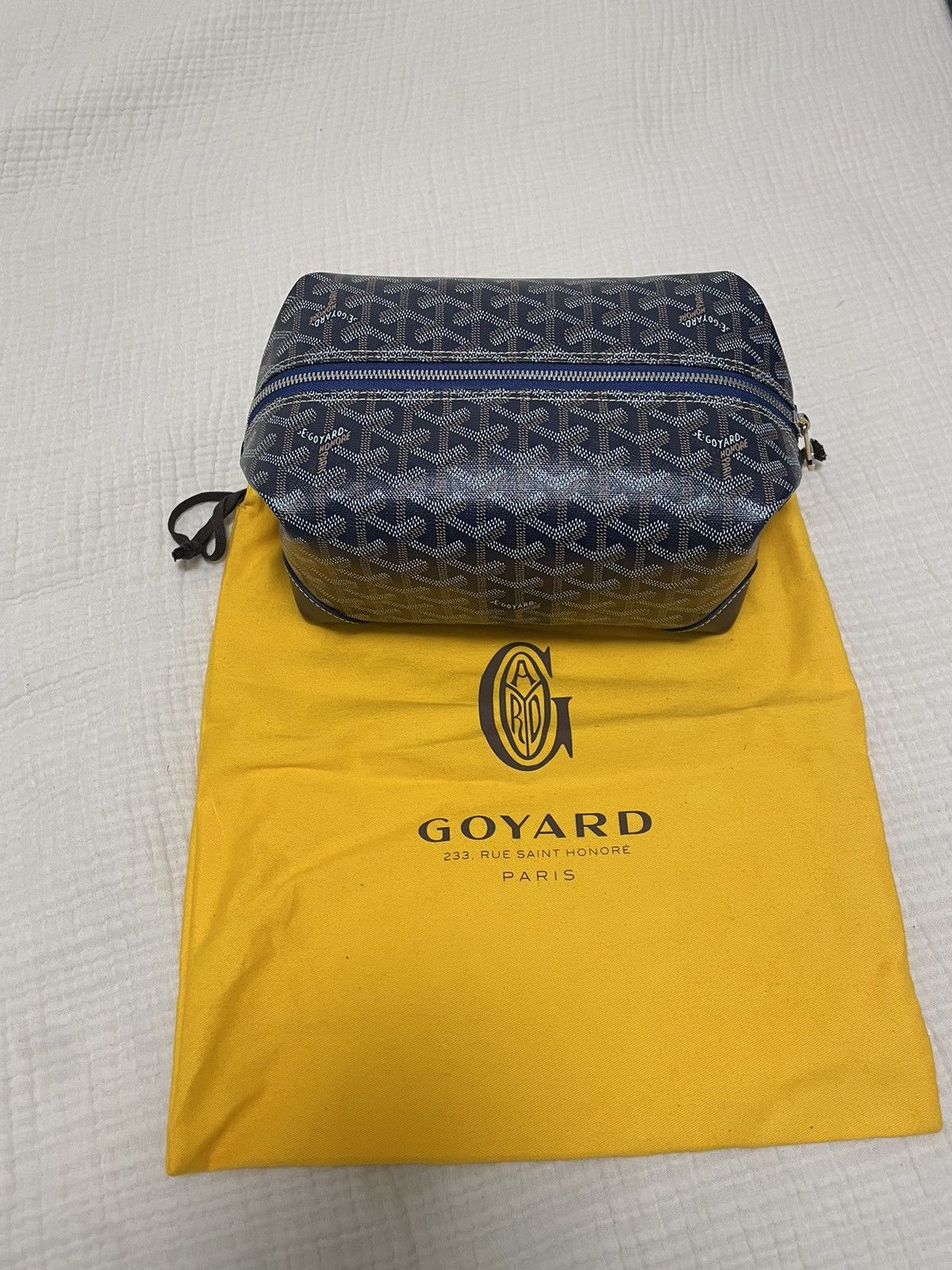 Goyard Boeing 25 Toilet Bag Navy Blue