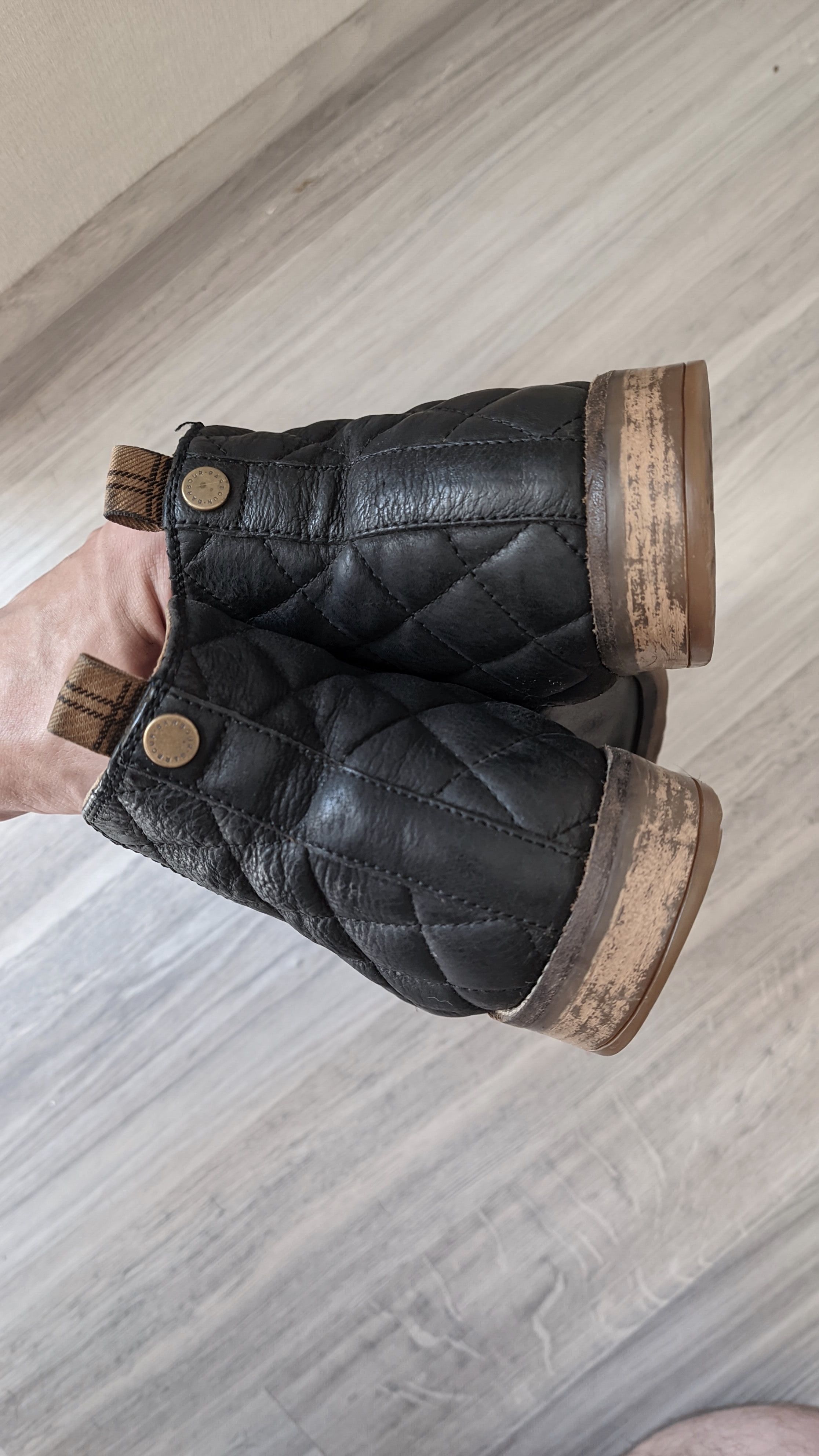 Barbour Barbour leather chelsea boot Burberry Gucci timberland style Size US 8.5 / IT 38.5 - 3 Thumbnail