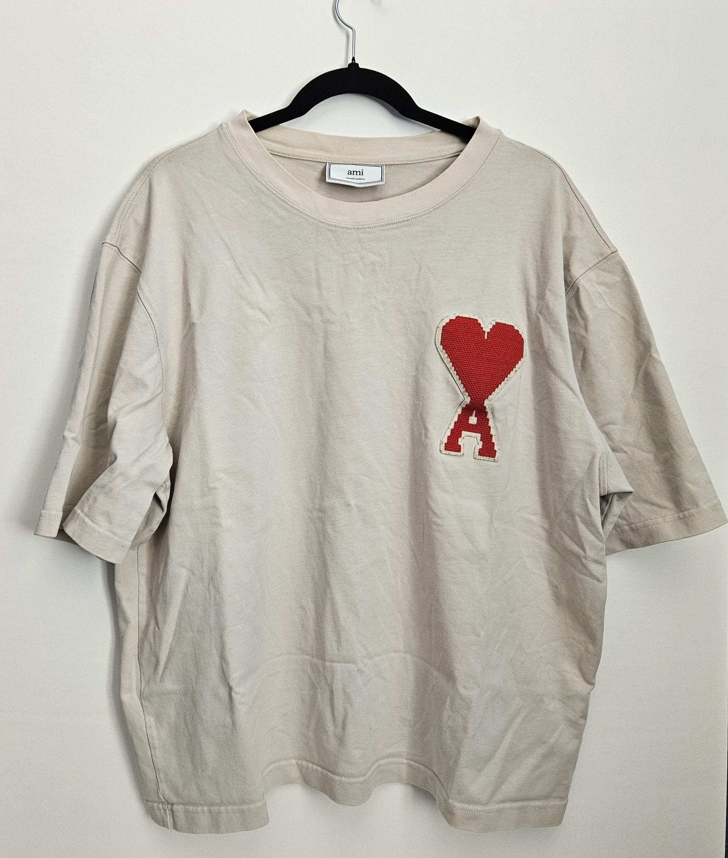 AMI Ami logo T shirt oversized Size US XL / EU 56 / 4 - 1 Thumbnail