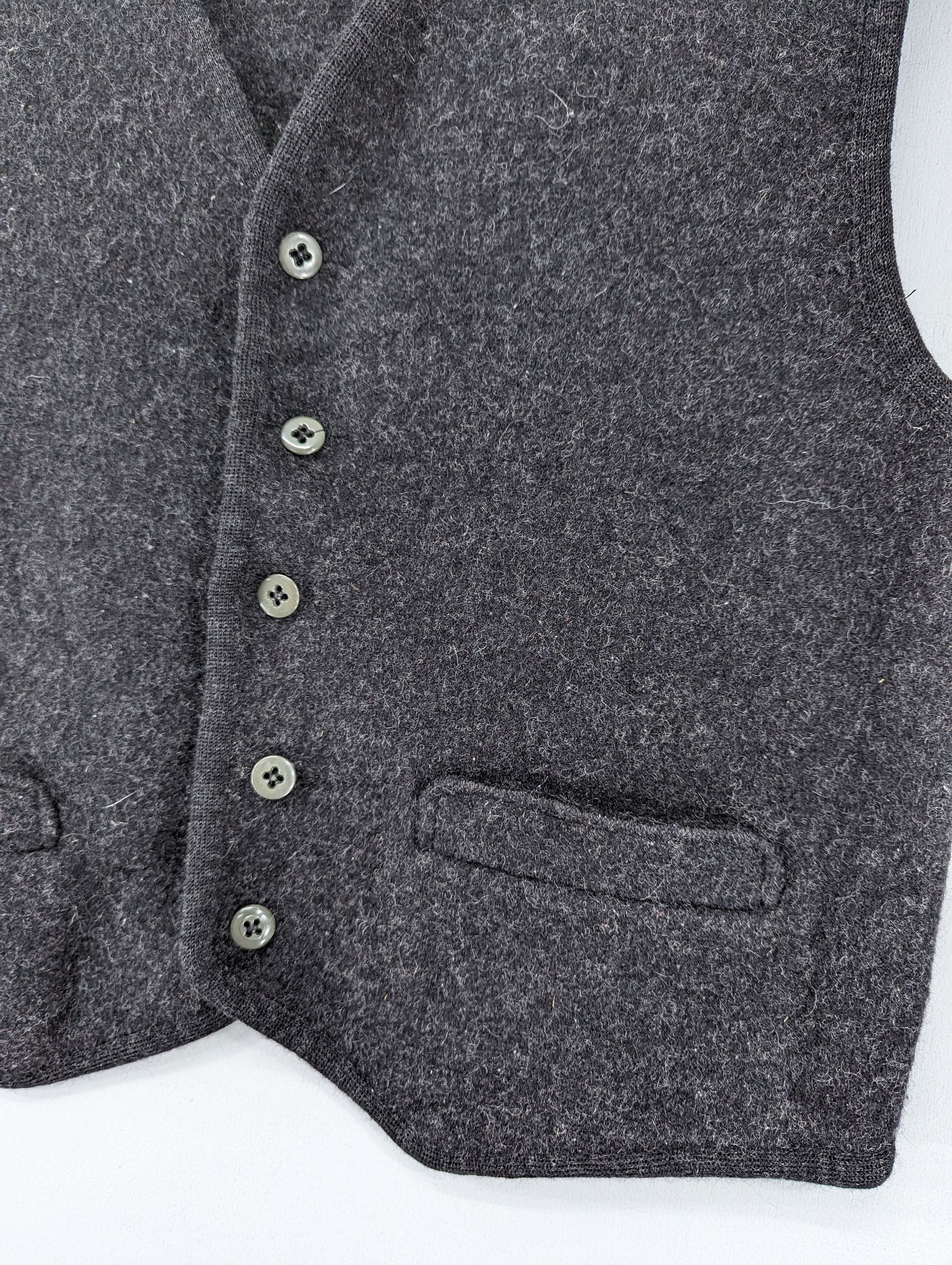 agnes b. 🔥RARE🔥Vintage Agnes B. Wool Button Ups Vest Jacket Size US S / EU 44-46 / 1 - 5 Thumbnail