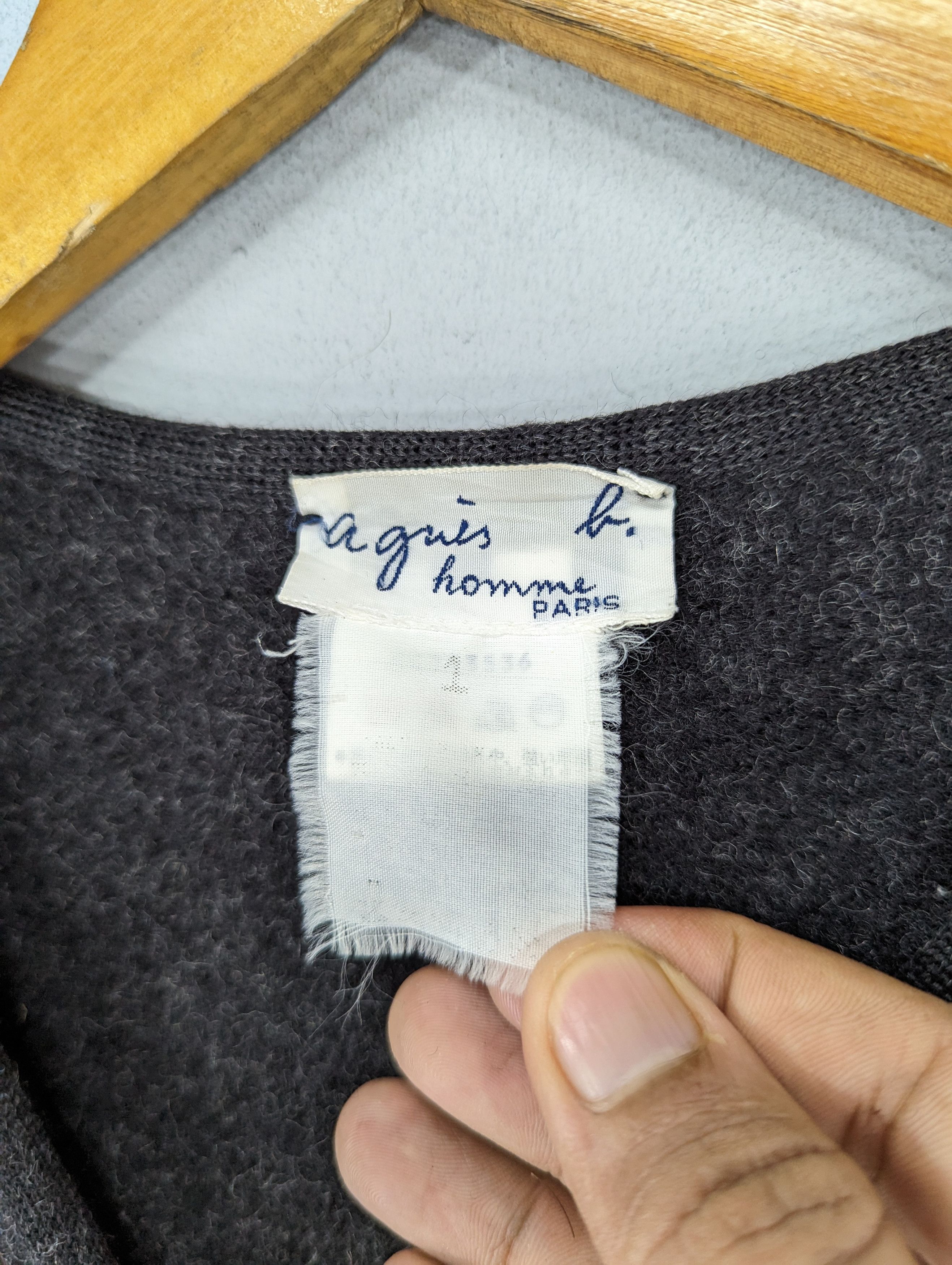 agnes b. 🔥RARE🔥Vintage Agnes B. Wool Button Ups Vest Jacket Size US S / EU 44-46 / 1 - 6 Thumbnail