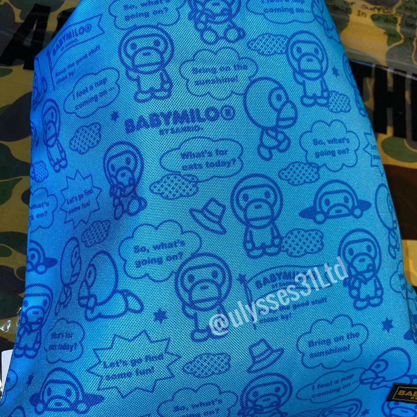 Bape Bape Baby Milo Drawstring Bag Size ONE SIZE - 3 Thumbnail