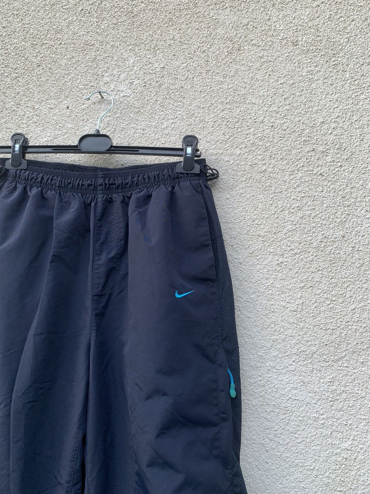 Vintage Vintage Nike Nylon Swoosh Drill Track Pants Size US 32 / EU 48 - 5 Thumbnail