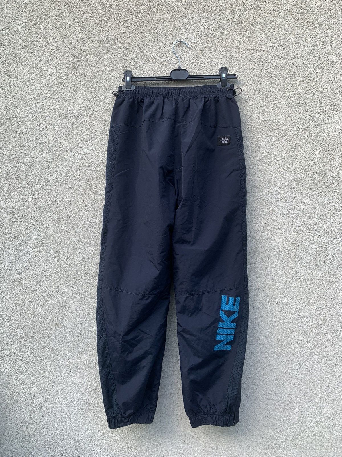 Vintage Vintage Nike Nylon Swoosh Drill Track Pants Size US 32 / EU 48 - 1 Thumbnail