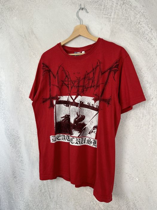 Vintage Vintage Mayhem Rock Band Tee Black Metal 90s Rare Hype Grailed