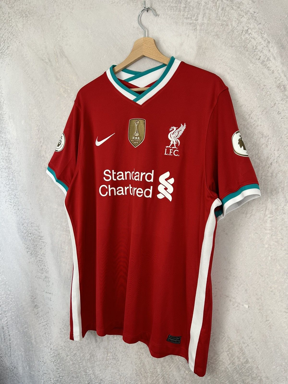 Nike Nike Liverpool FC Soccer Jersey #14 Henderson Rare Football Size US XL / EU 56 / 4 - 3 Thumbnail