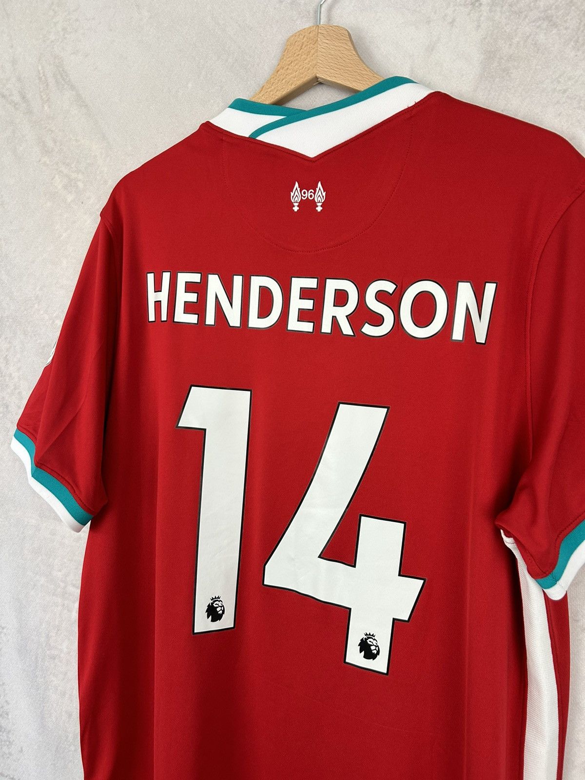Nike Nike Liverpool FC Soccer Jersey #14 Henderson Rare Football Size US XL / EU 56 / 4 - 5 Thumbnail