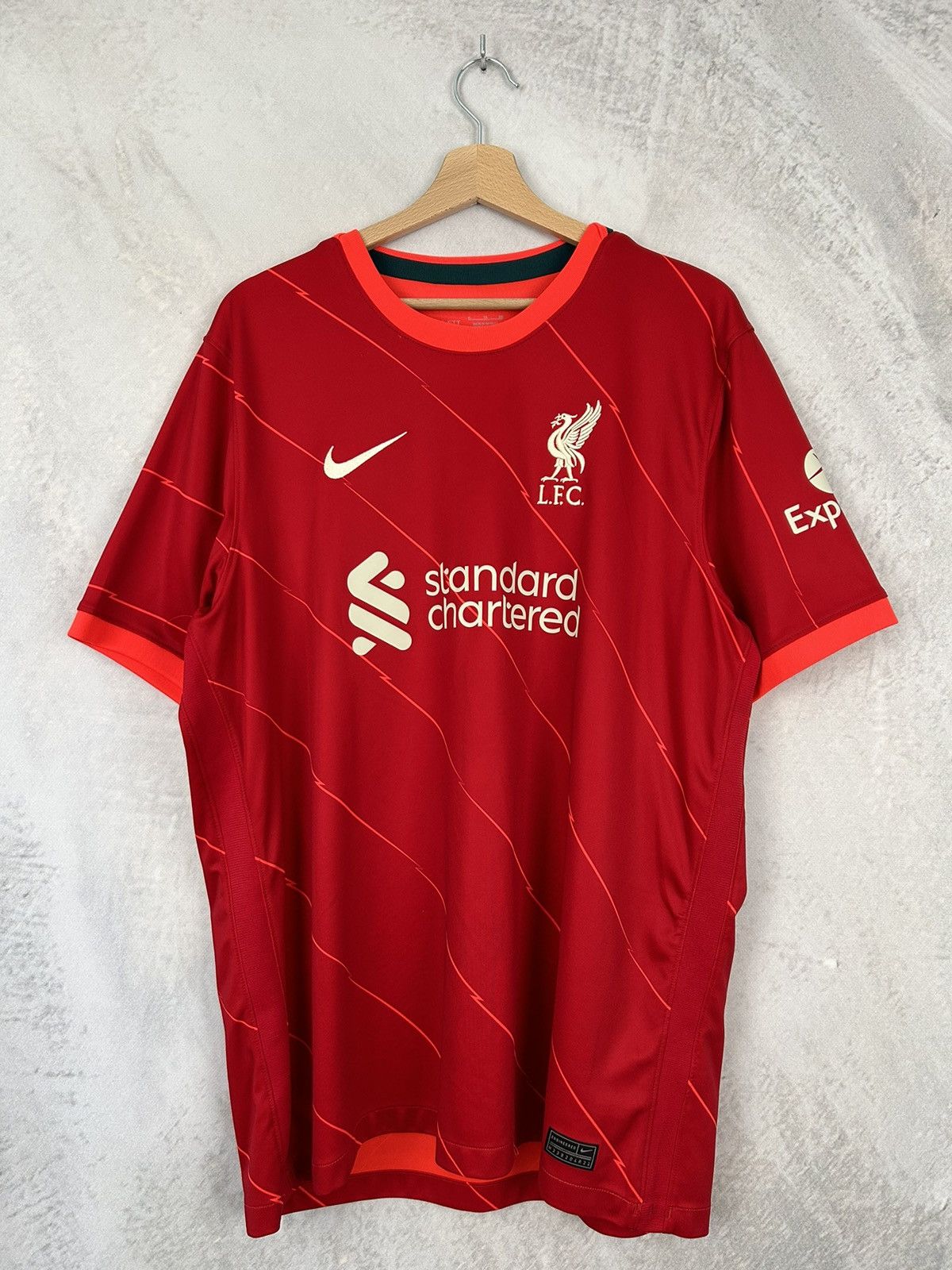 Nike Liverpool FC #14 Henderson Nike Soccer Jersey Football Retro Size US XL / EU 56 / 4 - 2 Thumbnail
