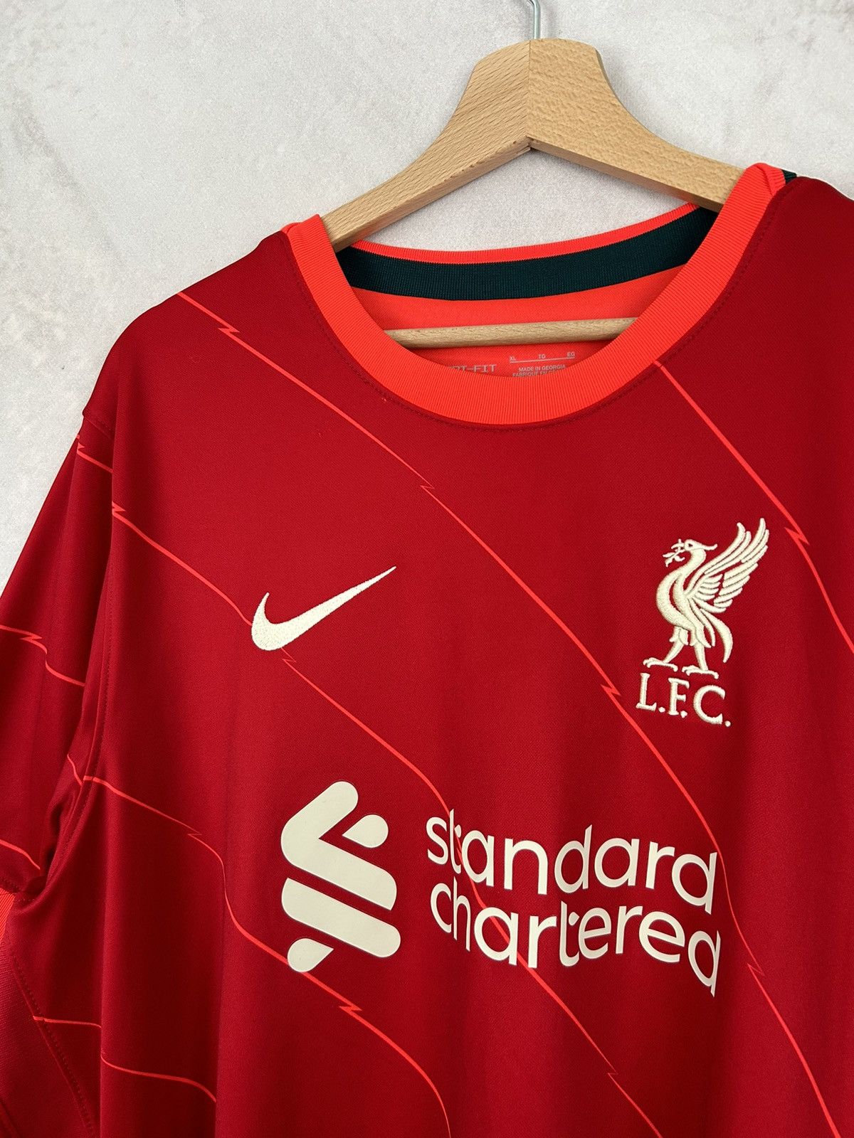 Nike Liverpool FC #14 Henderson Nike Soccer Jersey Football Retro Size US XL / EU 56 / 4 - 4 Thumbnail