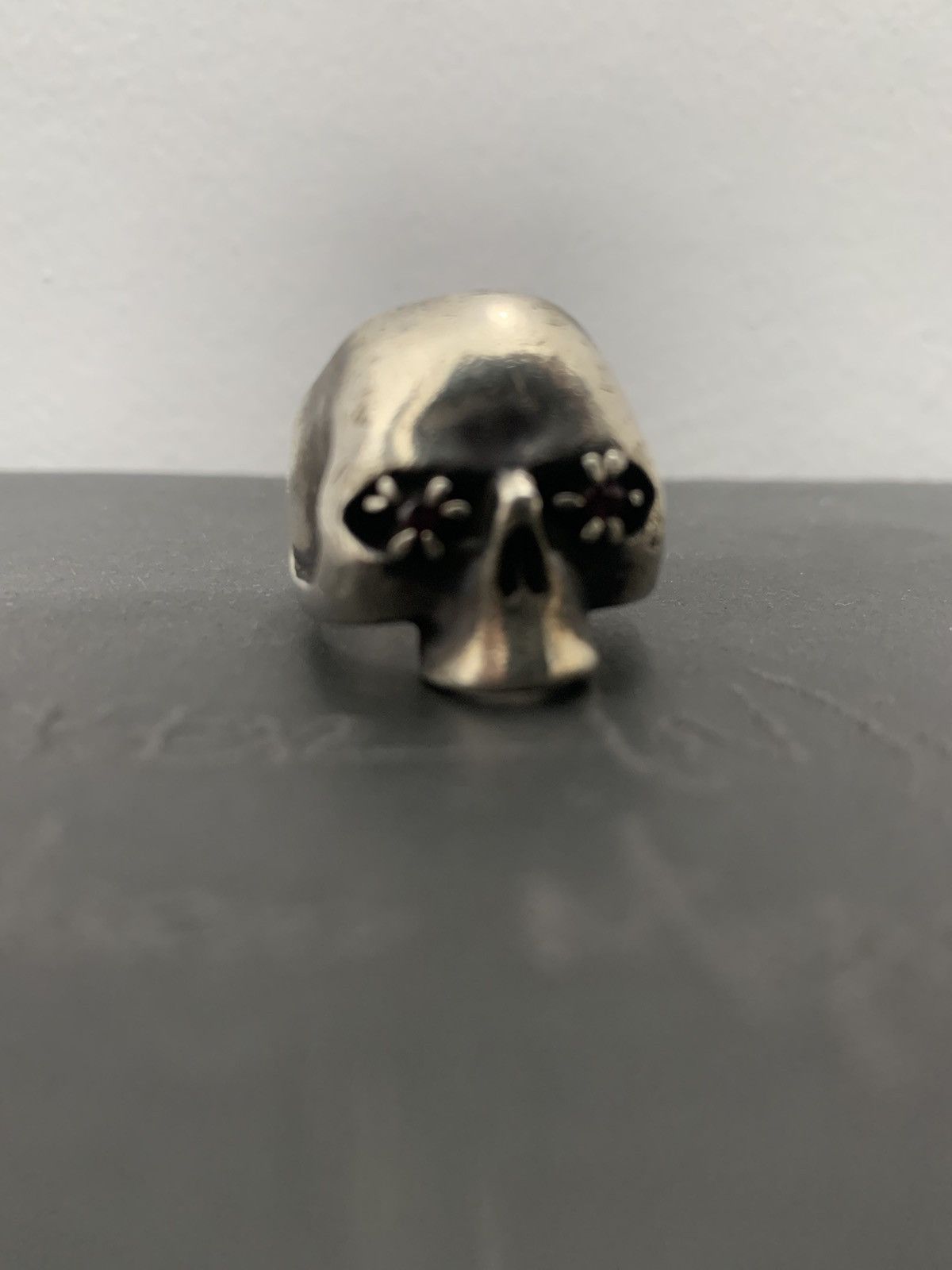 Number (N)ine S/S 2005 Nightcrawler Bejeweled Silver Skull