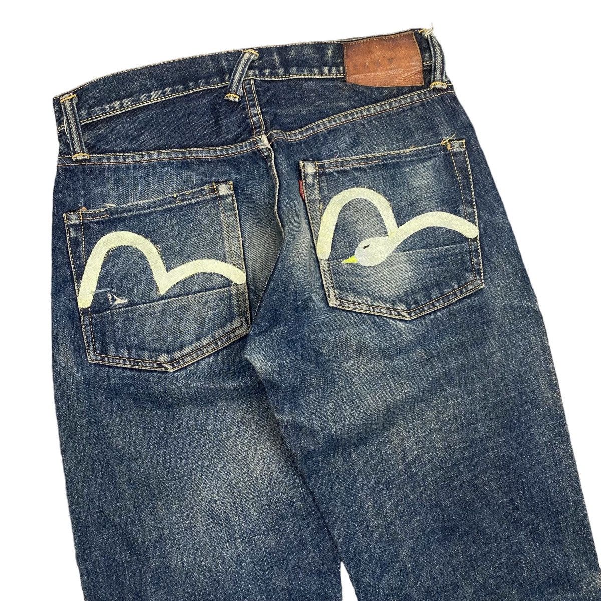 Evisu × Vintage Evisu Seagull selvedge denim Size US 30 / EU 46 - 6 Thumbnail