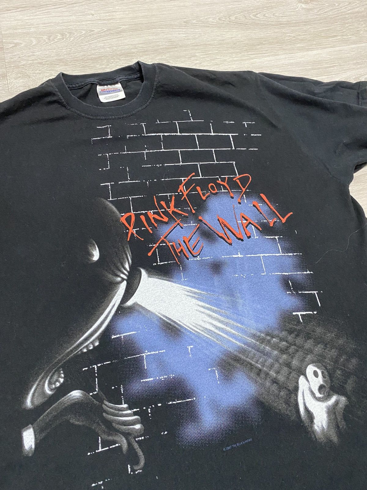 Band Tees × Vintage Vintage Pink Floyd 2007 The Wall HANES sz M-L