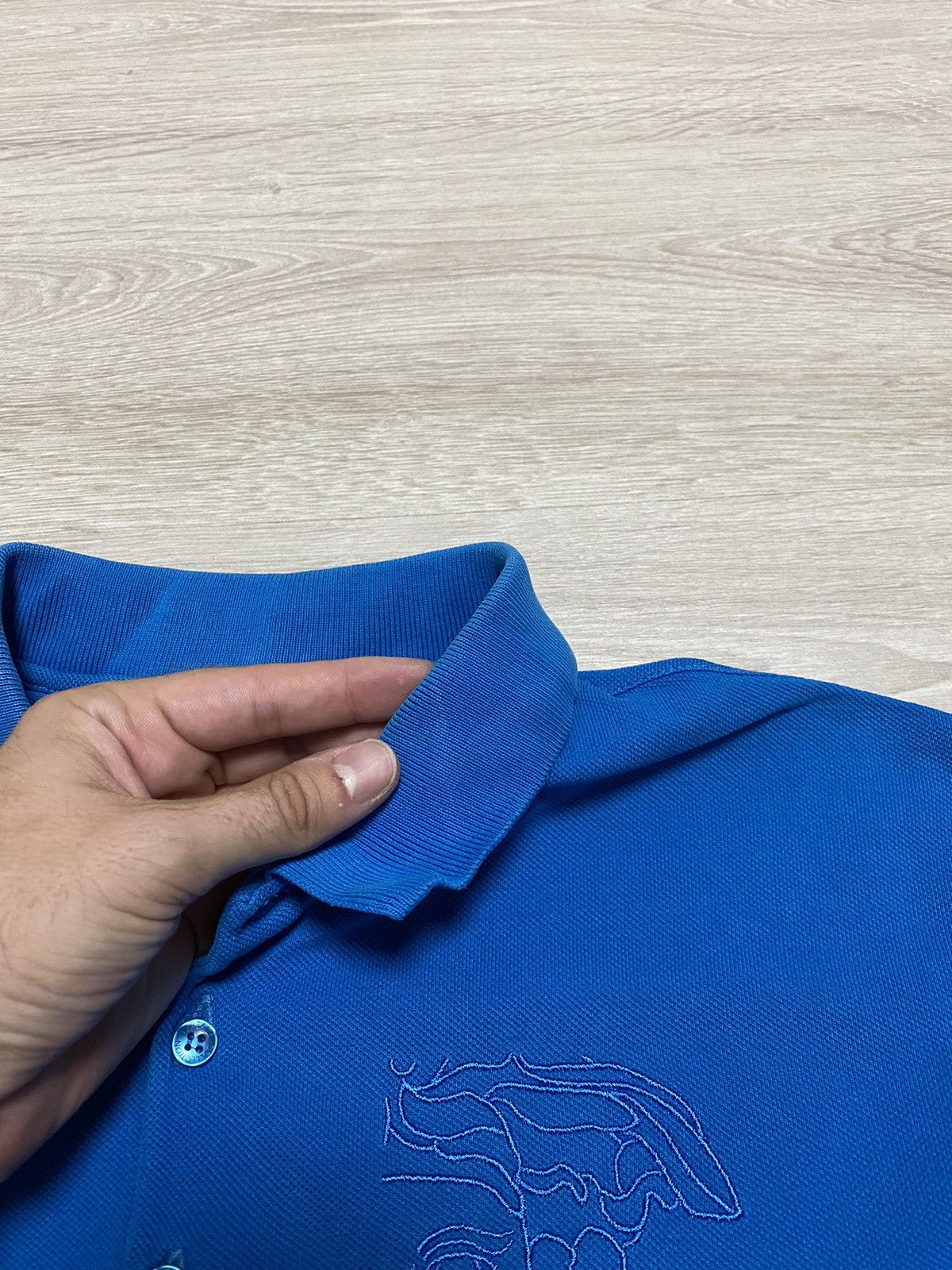 Versace Vintage Versace Polo sz M Blue Size US M / EU 48-50 / 2 - 5 Thumbnail