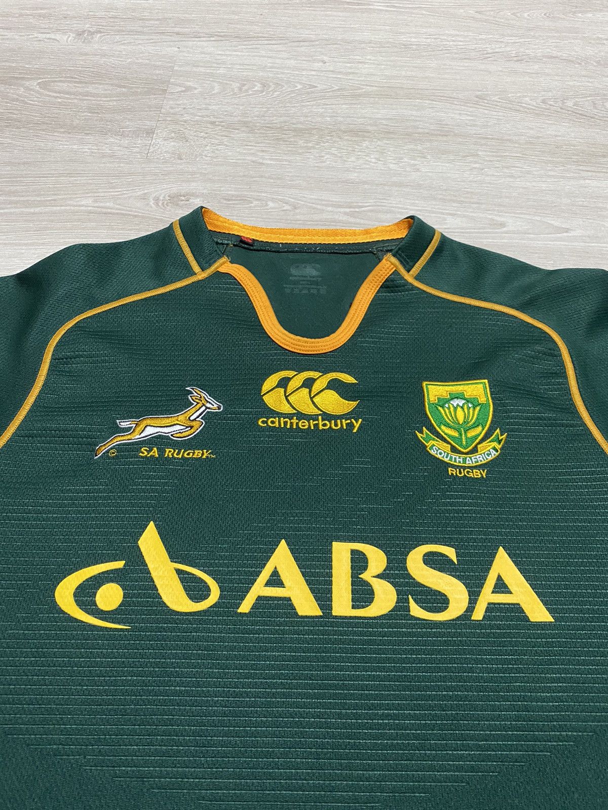 Rugby Ralph Lauren SOUTH AFRICA UNION RUGBY 2012 HOME CANTERBURY JERSEY Size US L / EU 52-54 / 3 - 2 Thumbnail